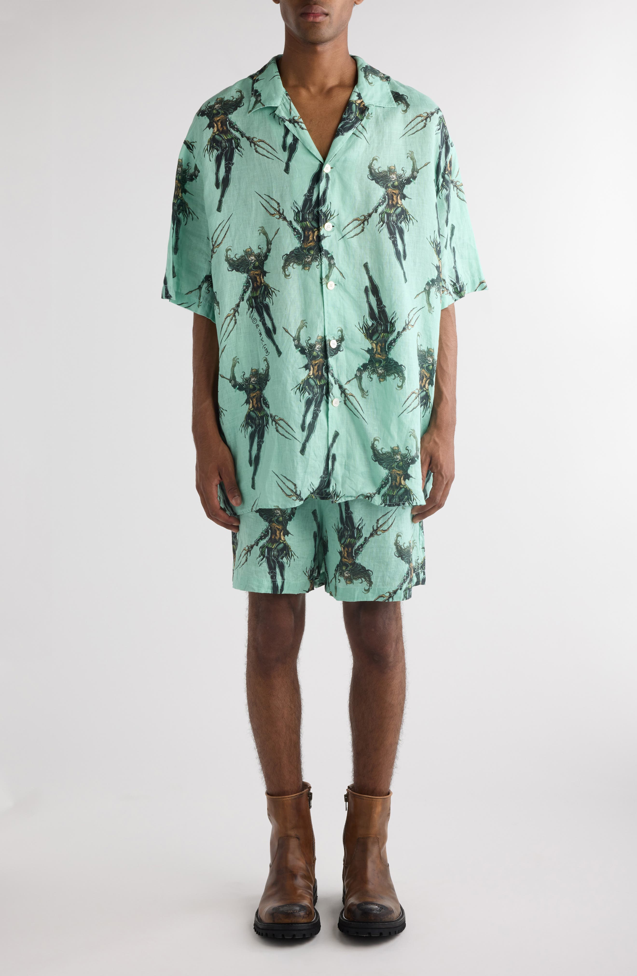 The Drowned Linen Camp Shirt - image 1