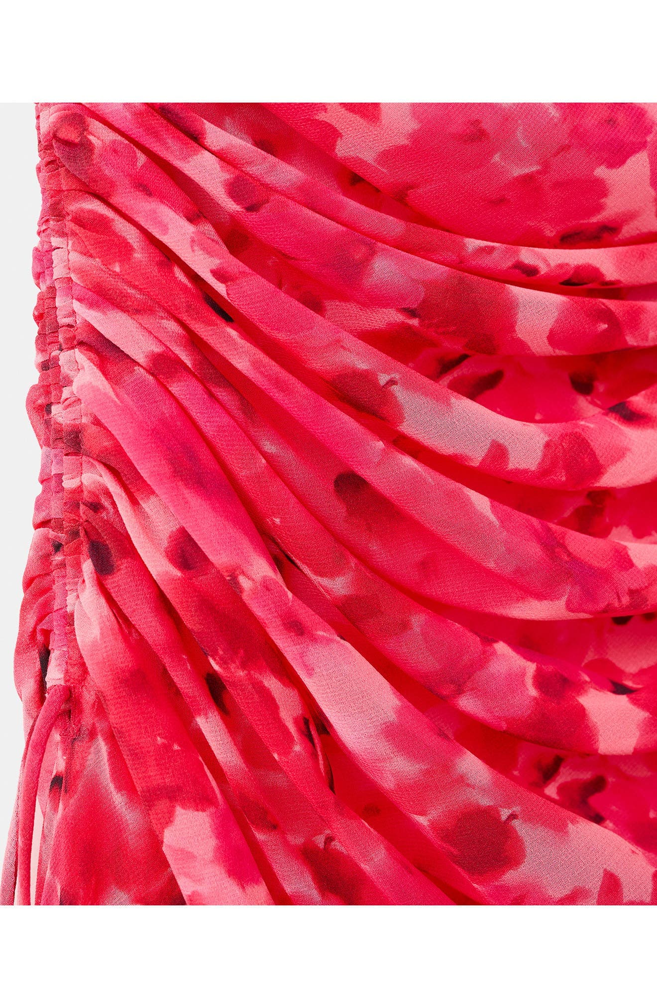 Floral Print Asymmetric Dress - image 2