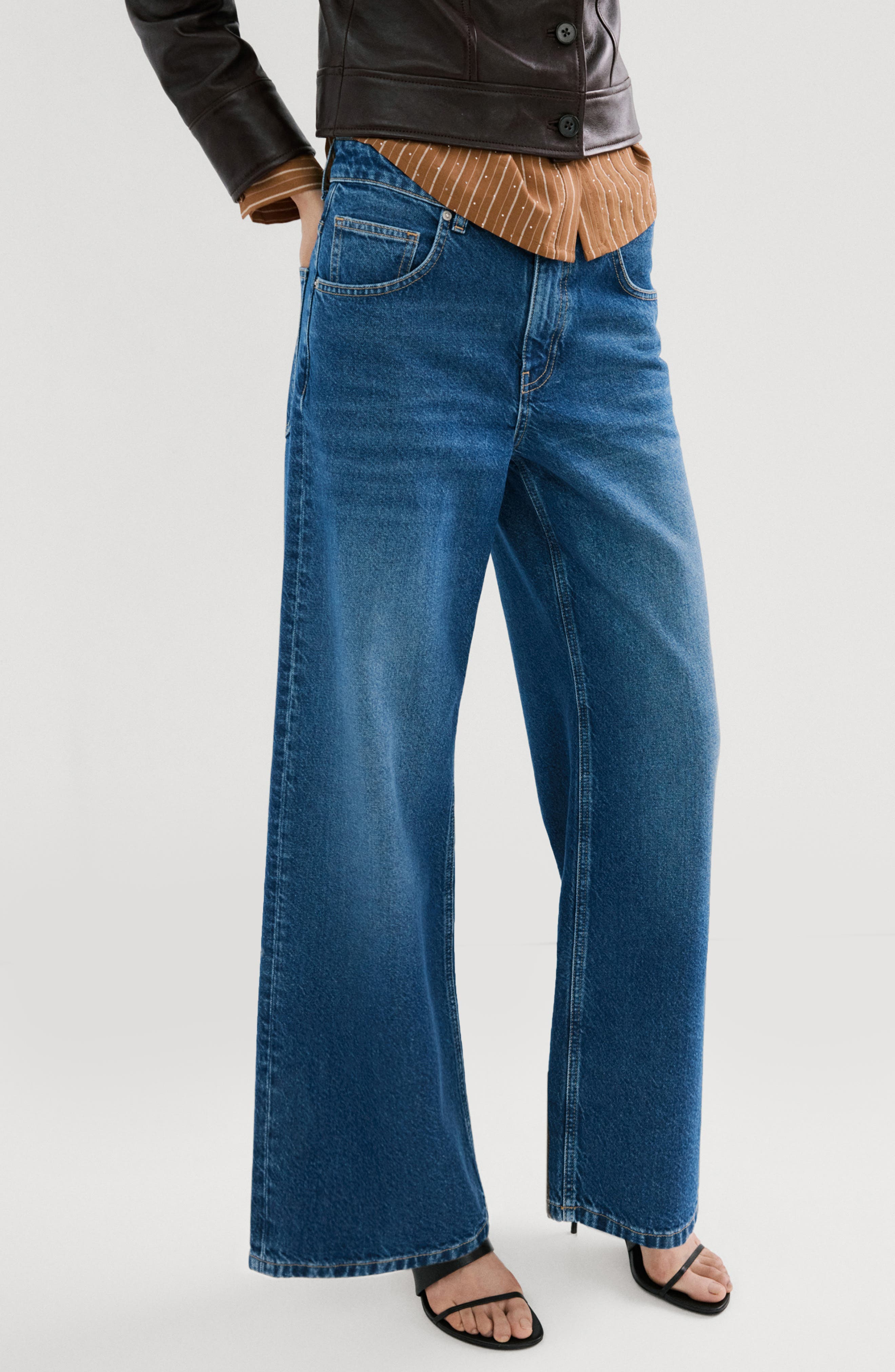 Low Rise Wide Leg Jeans - image 3
