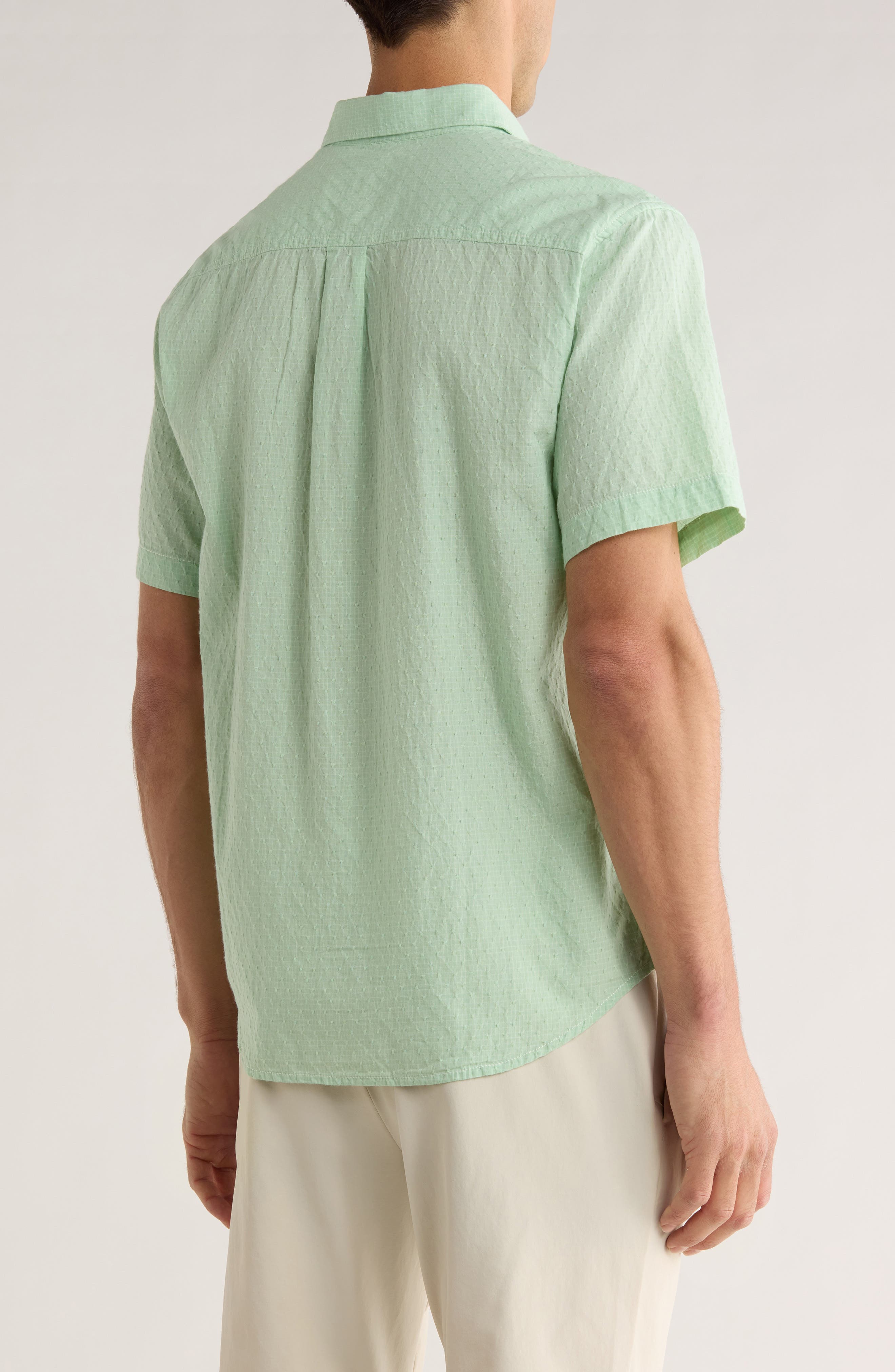 Dockside Dobby Short Sleeve Button-Up Shirt - image 4