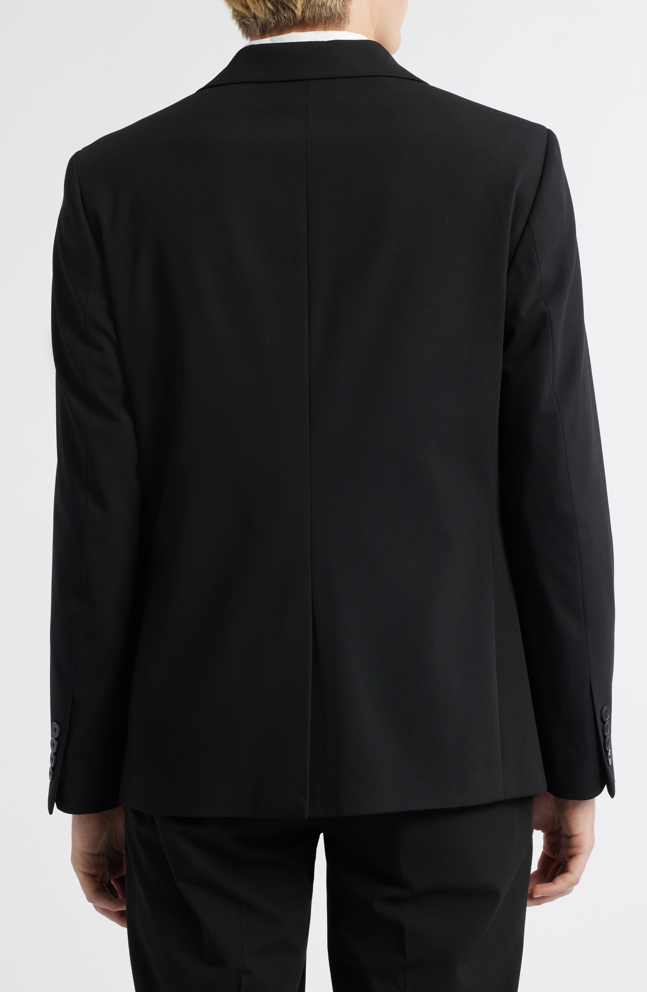 Slim Fit Solid Stretch Suit Jacket - image 2