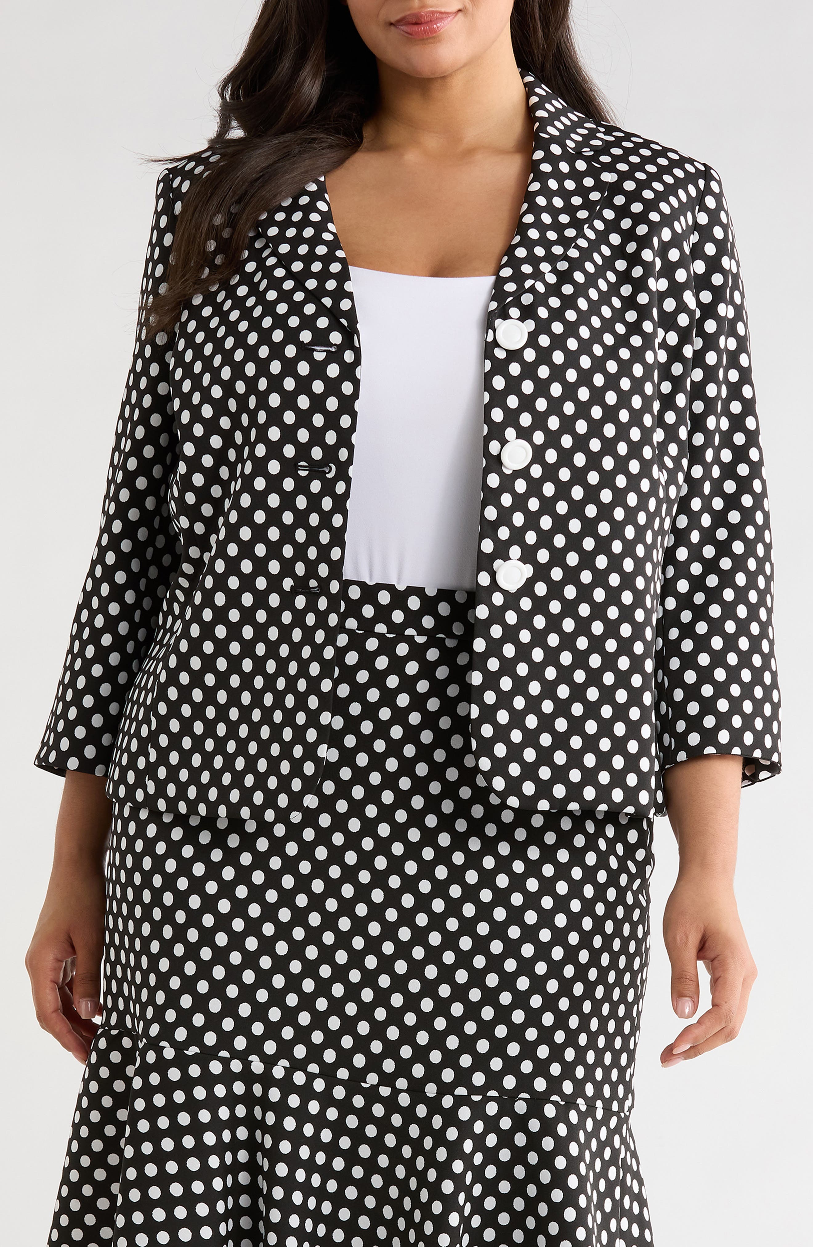 Dot Three Button Jacket - image 1
