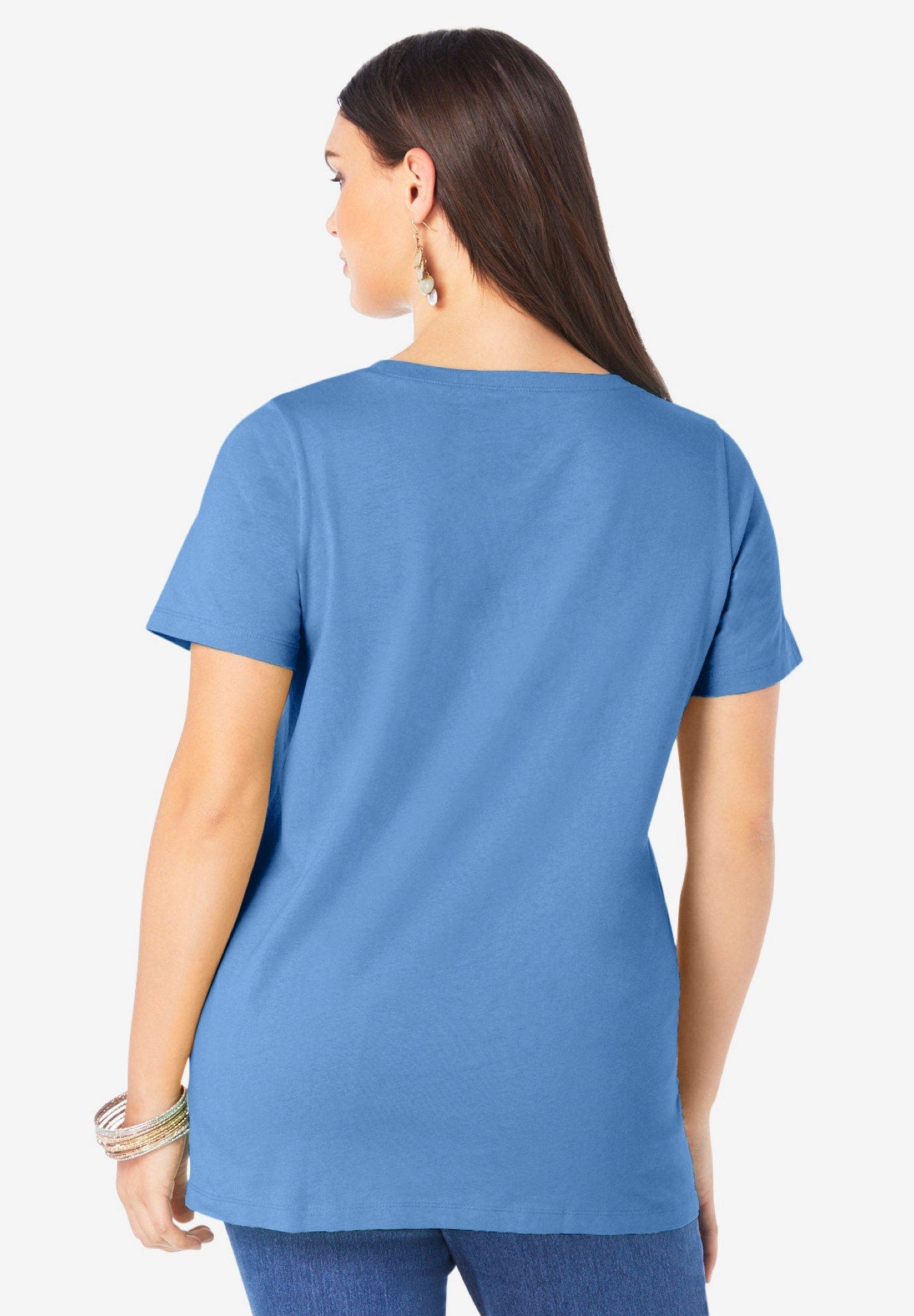 Plus Size Cotton Ultimate Crewneck Tee - image 2
