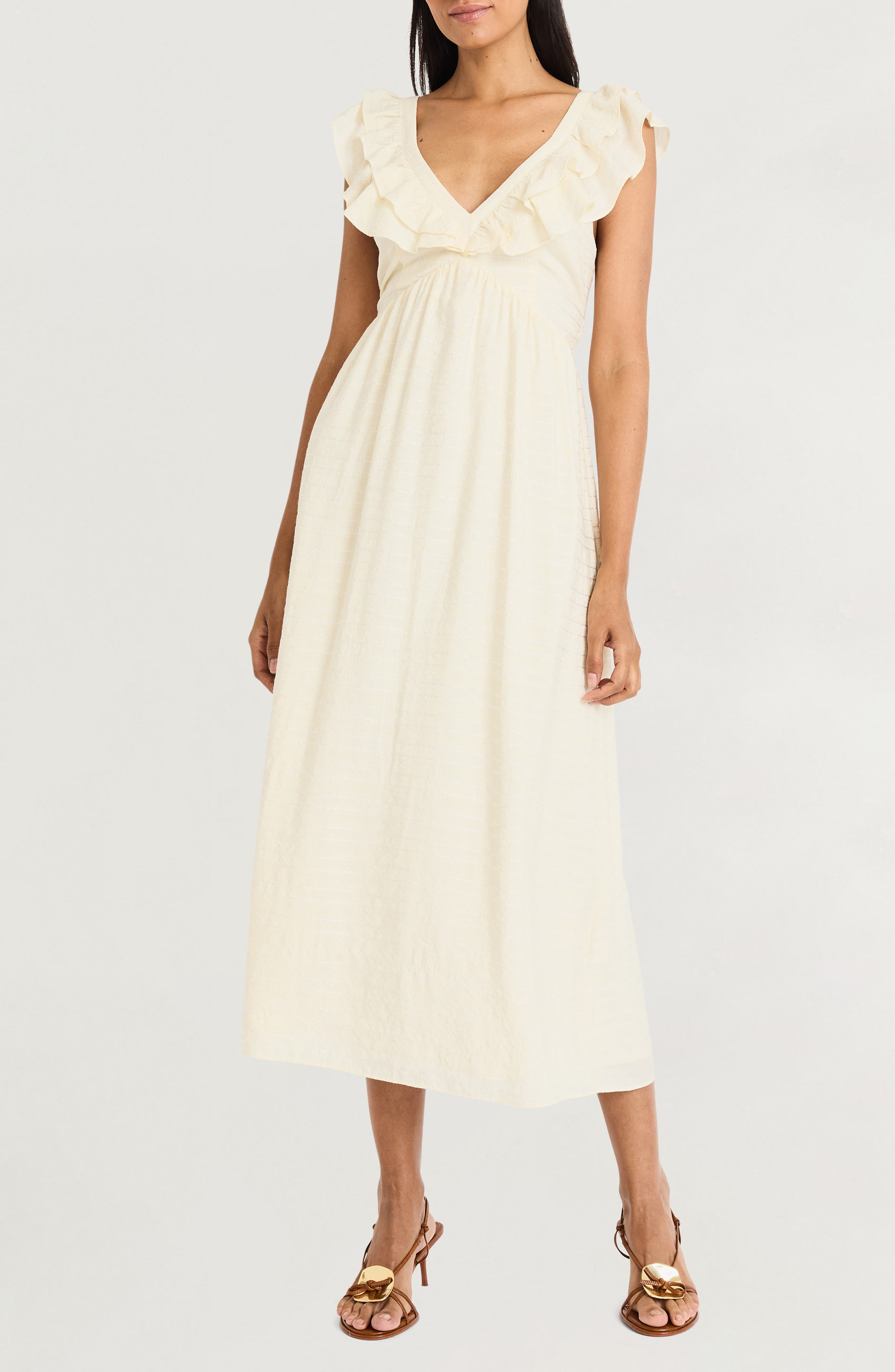 Ruffle Midi Dress - image 1