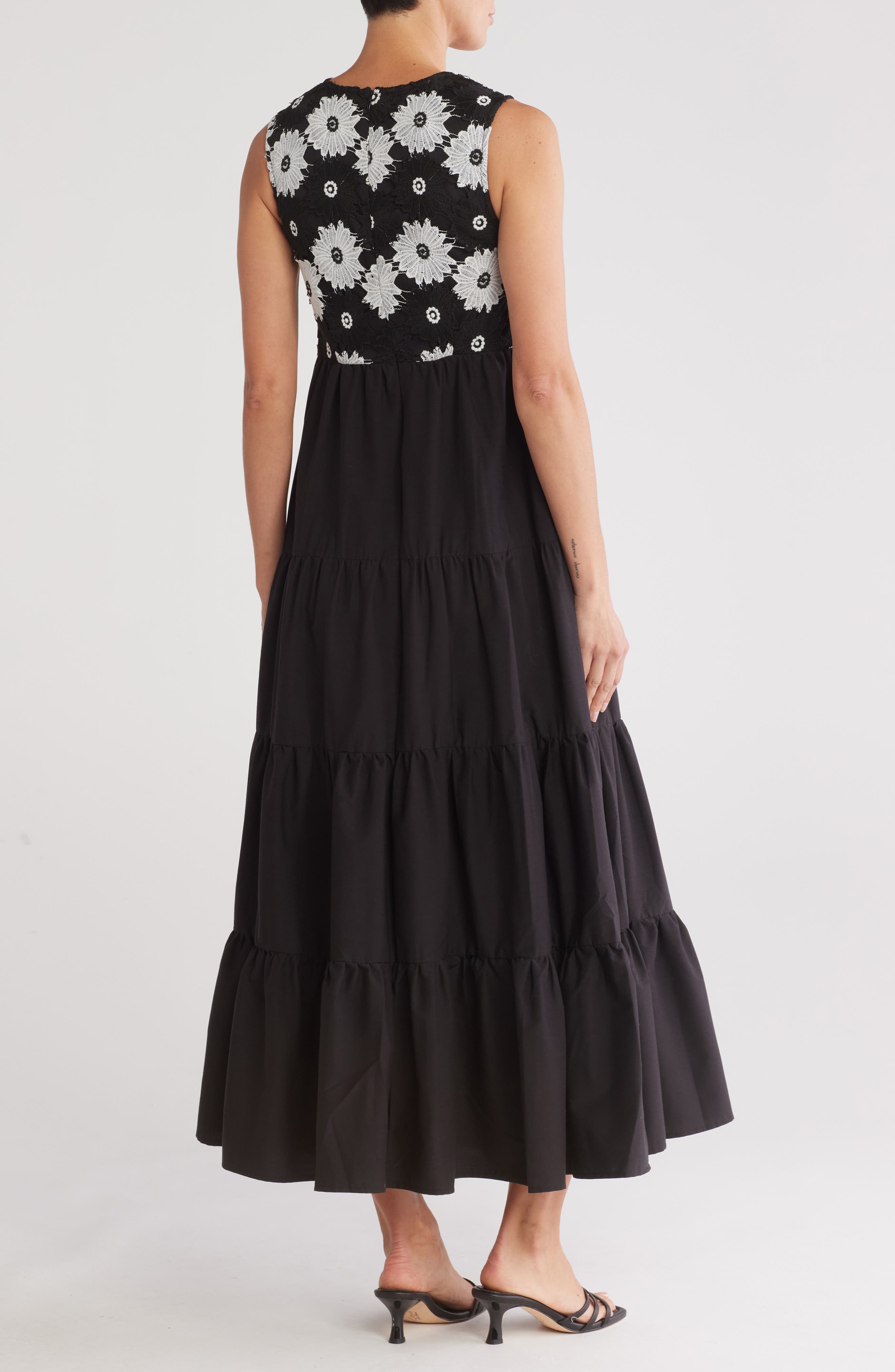 Chloe Floral Sleeveless Tiered Maxi Dress - image 2
