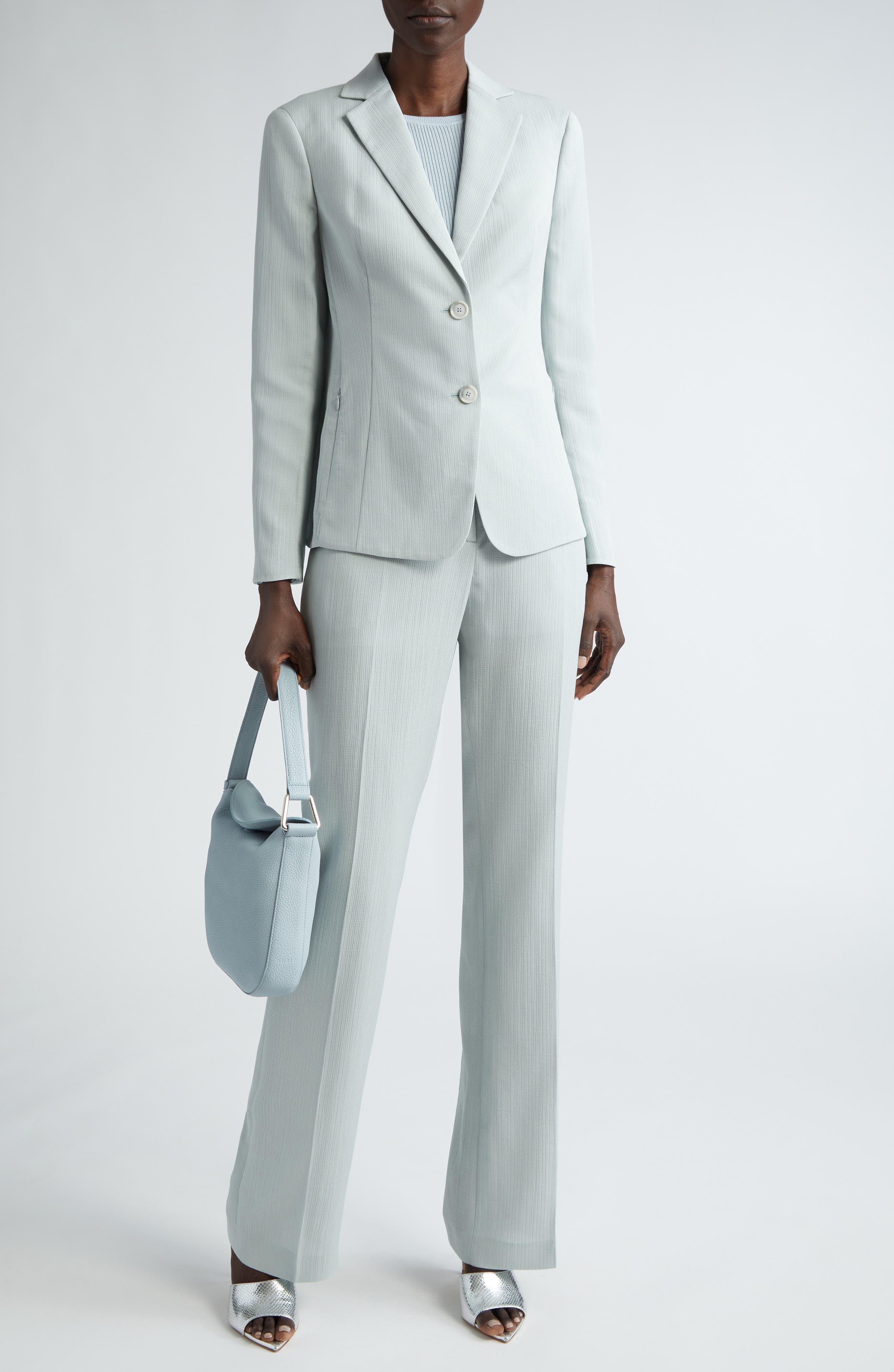 Lavino Cotton & Silk Blend Double Face Jacket - image 2