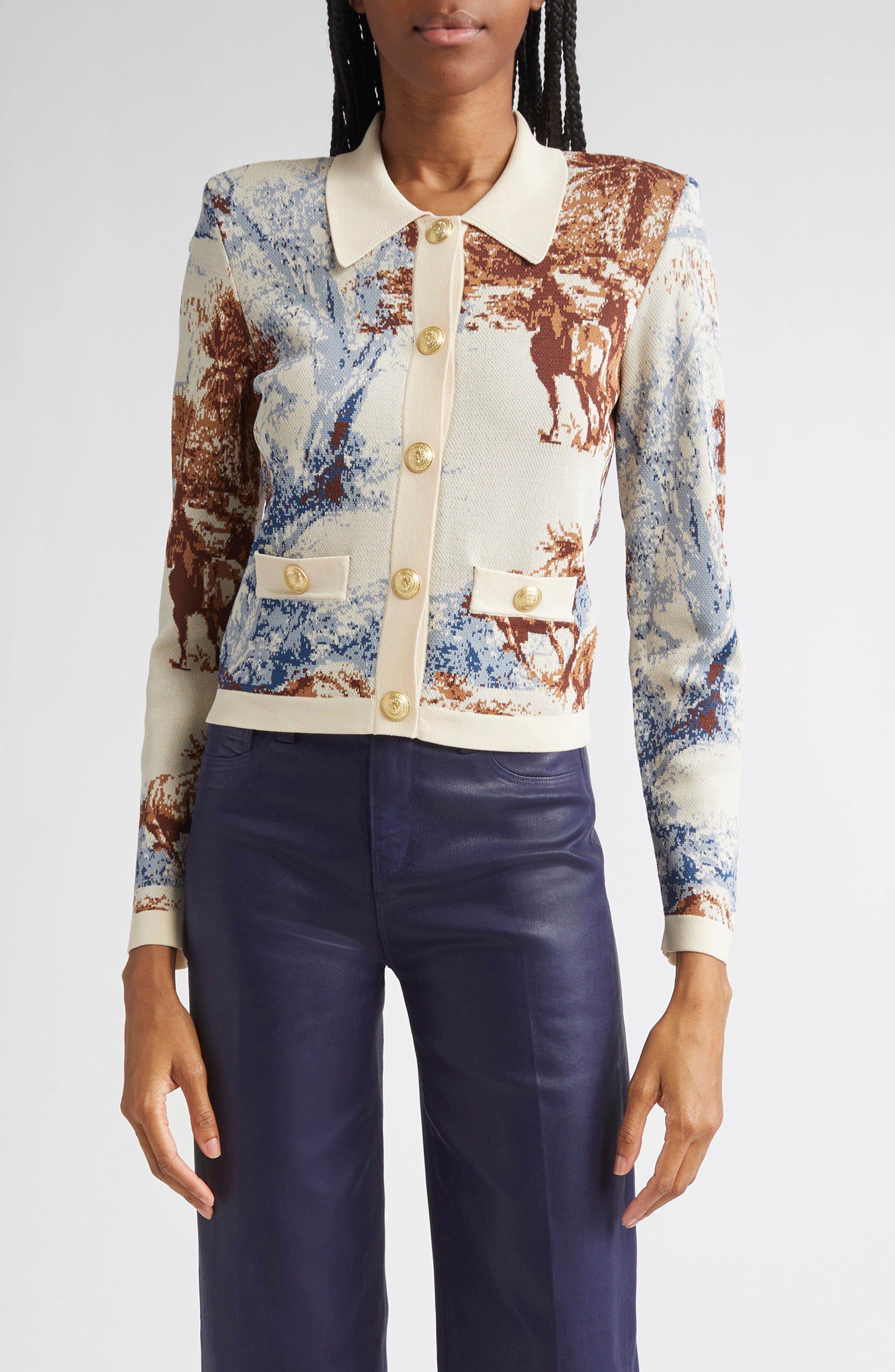 Osiris Jacquard Knit Jacket - image 1