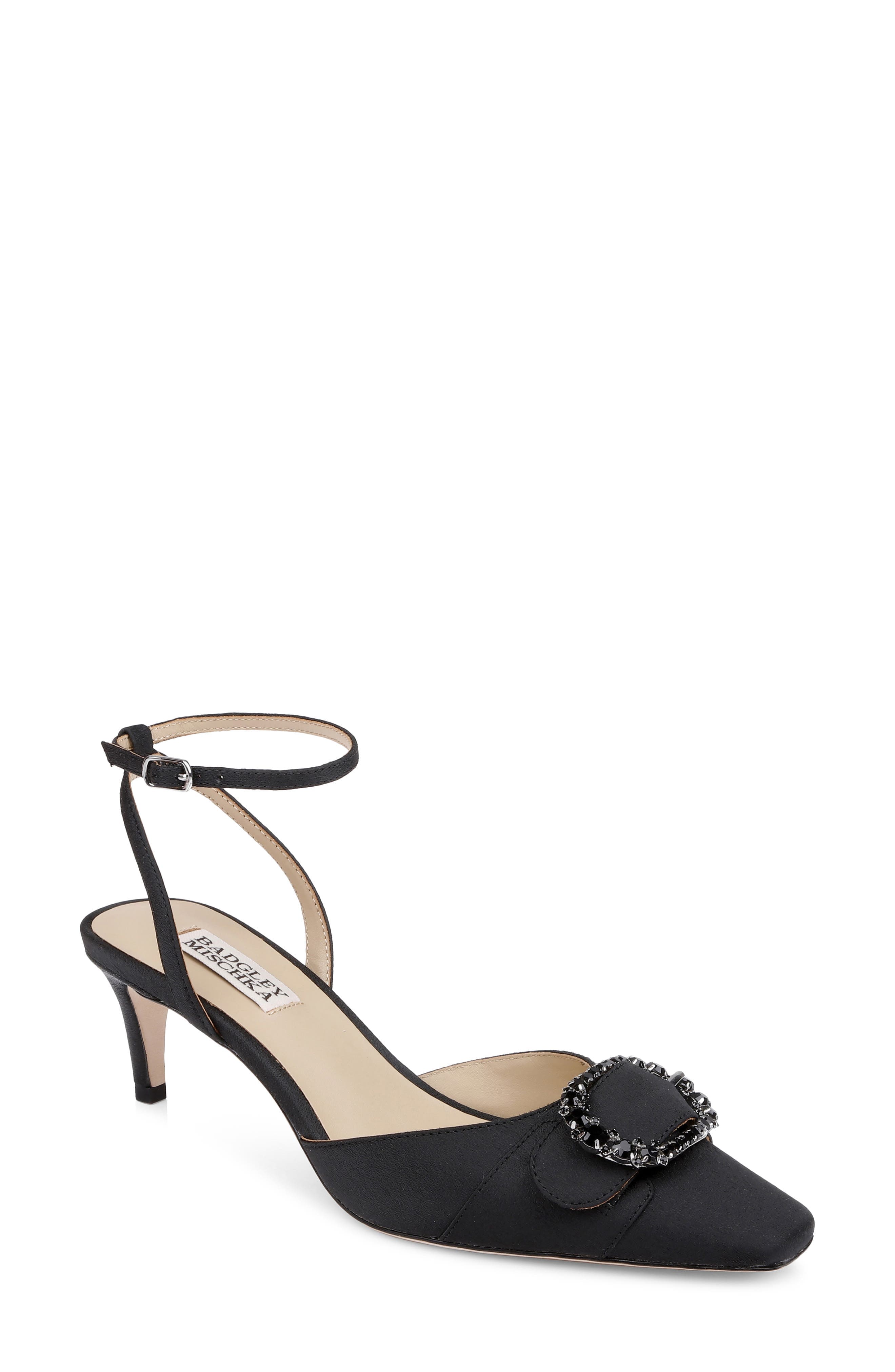 Odesza Kitten Heel Ankle Strap Pump - image 1