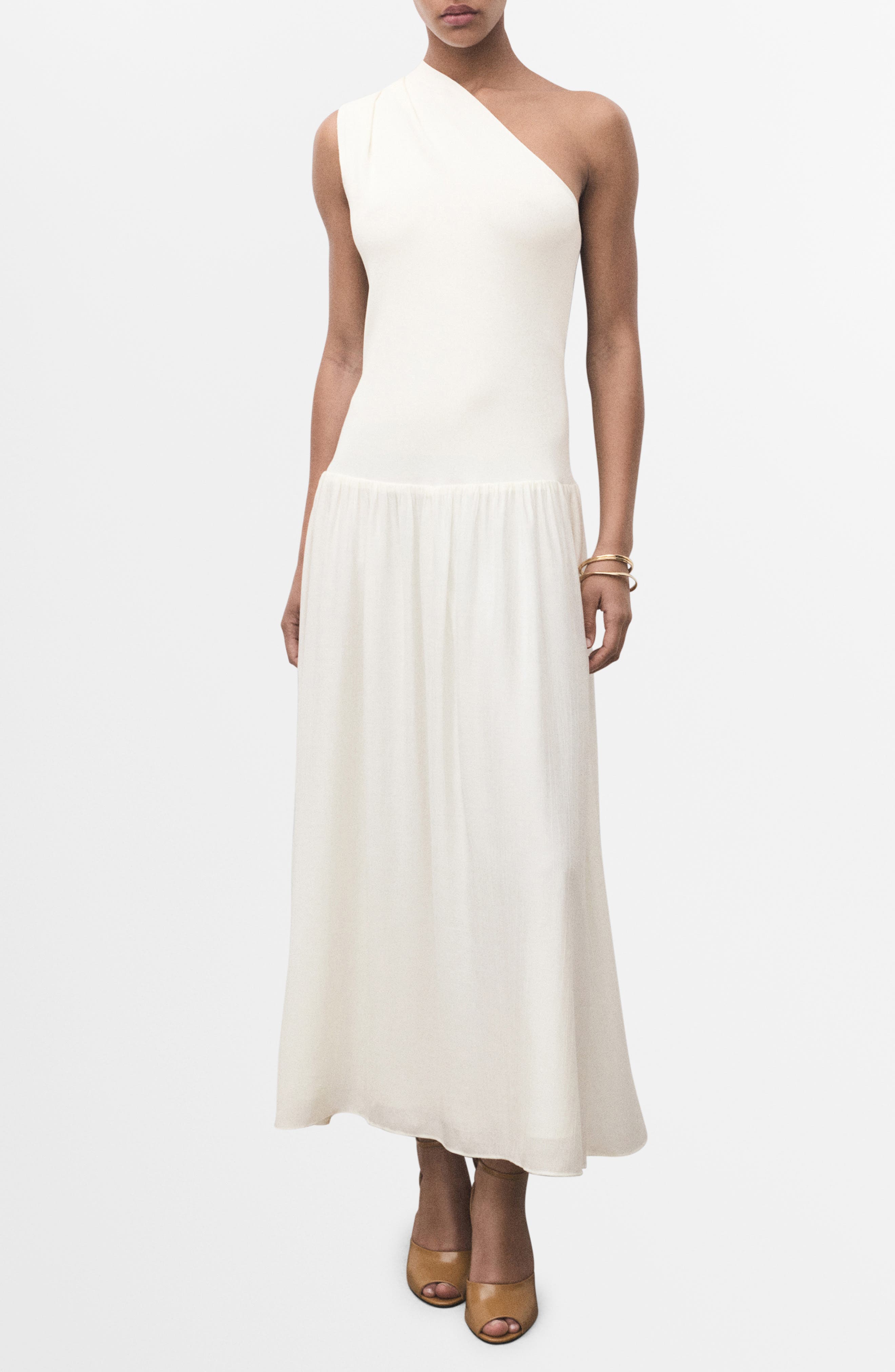 Asymmetric A-Line Dress - image 1