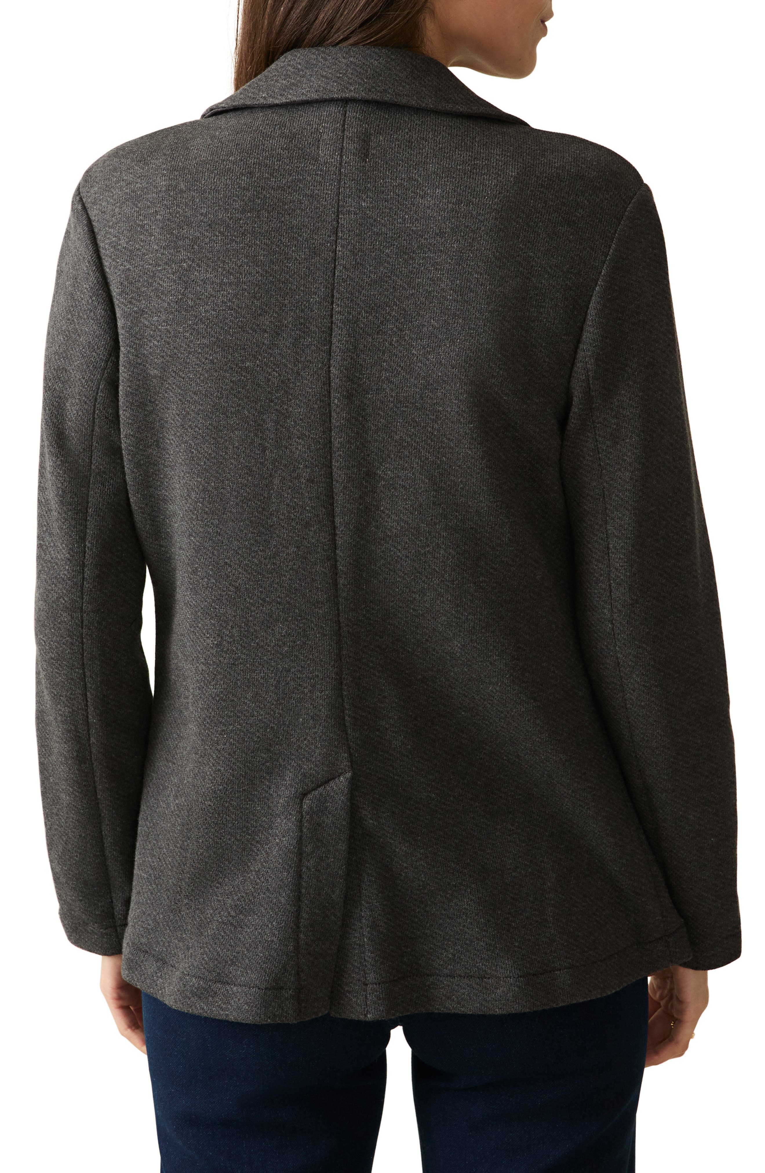 Inlet Cotton Blend Knit Blazer - image 2