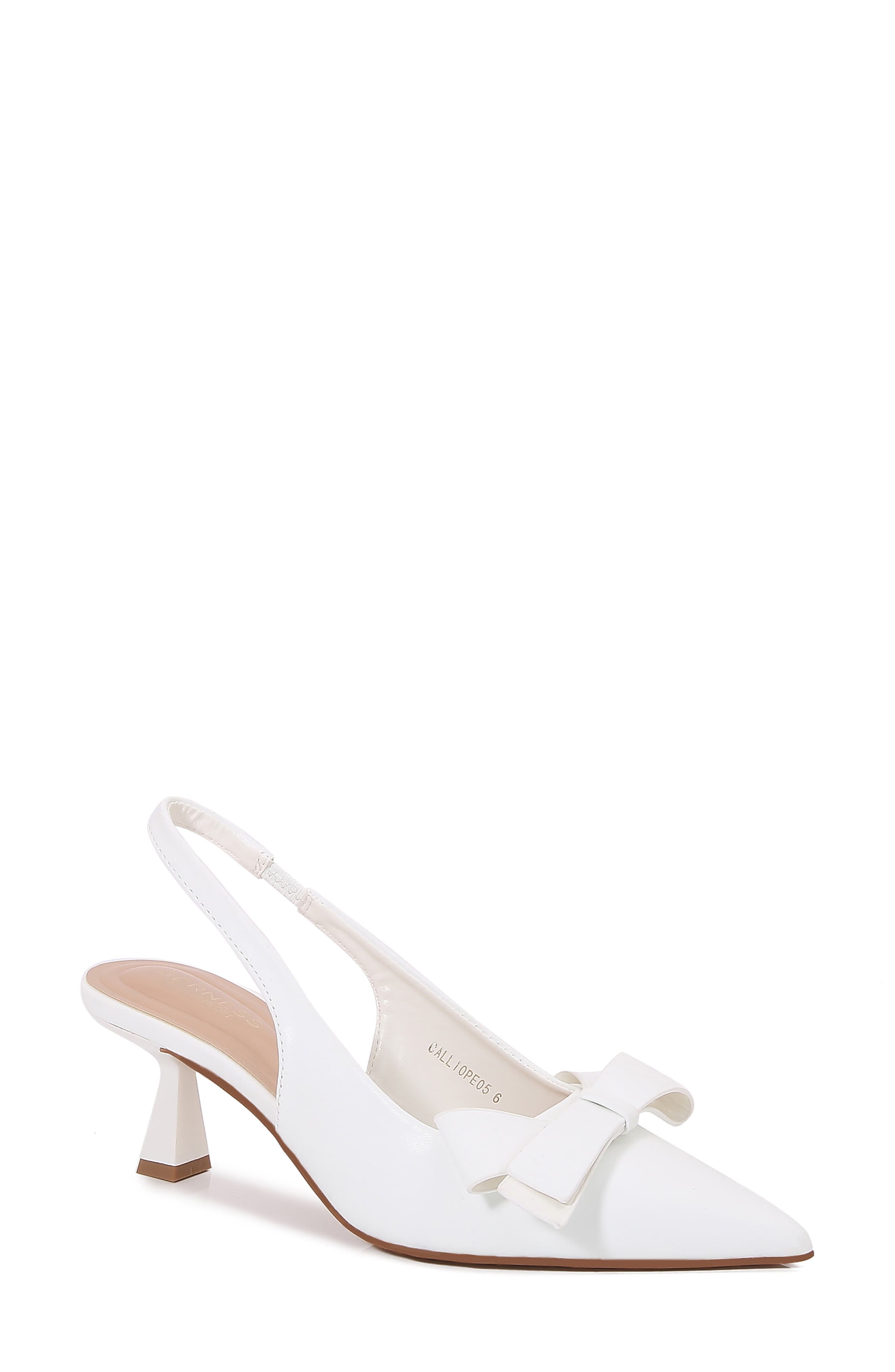Calliope Asymmetric Bow Slingback Pump - image 3