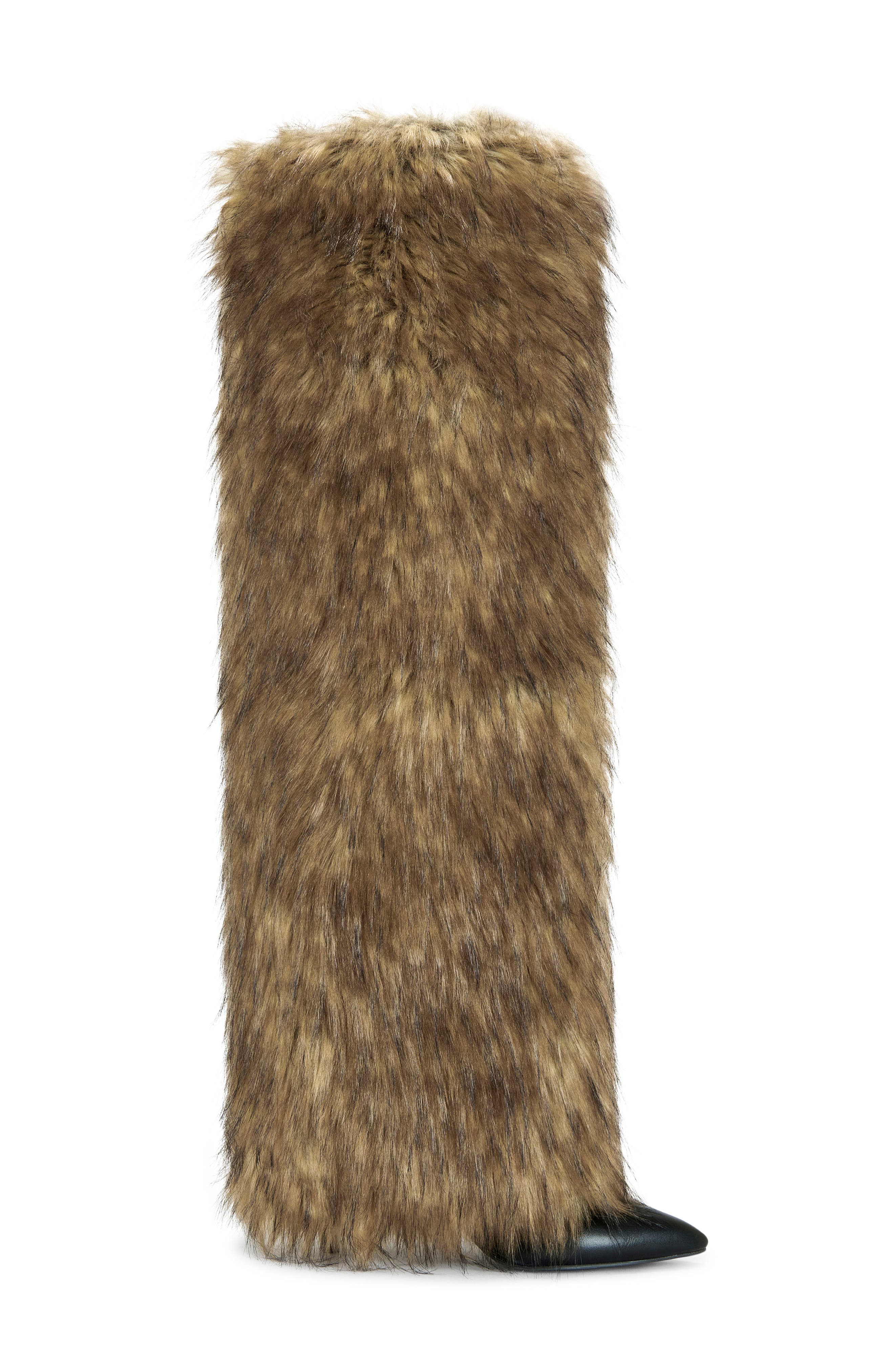 Langleye Faux Fur Over-the-Knee Stiletto Boot - image 2