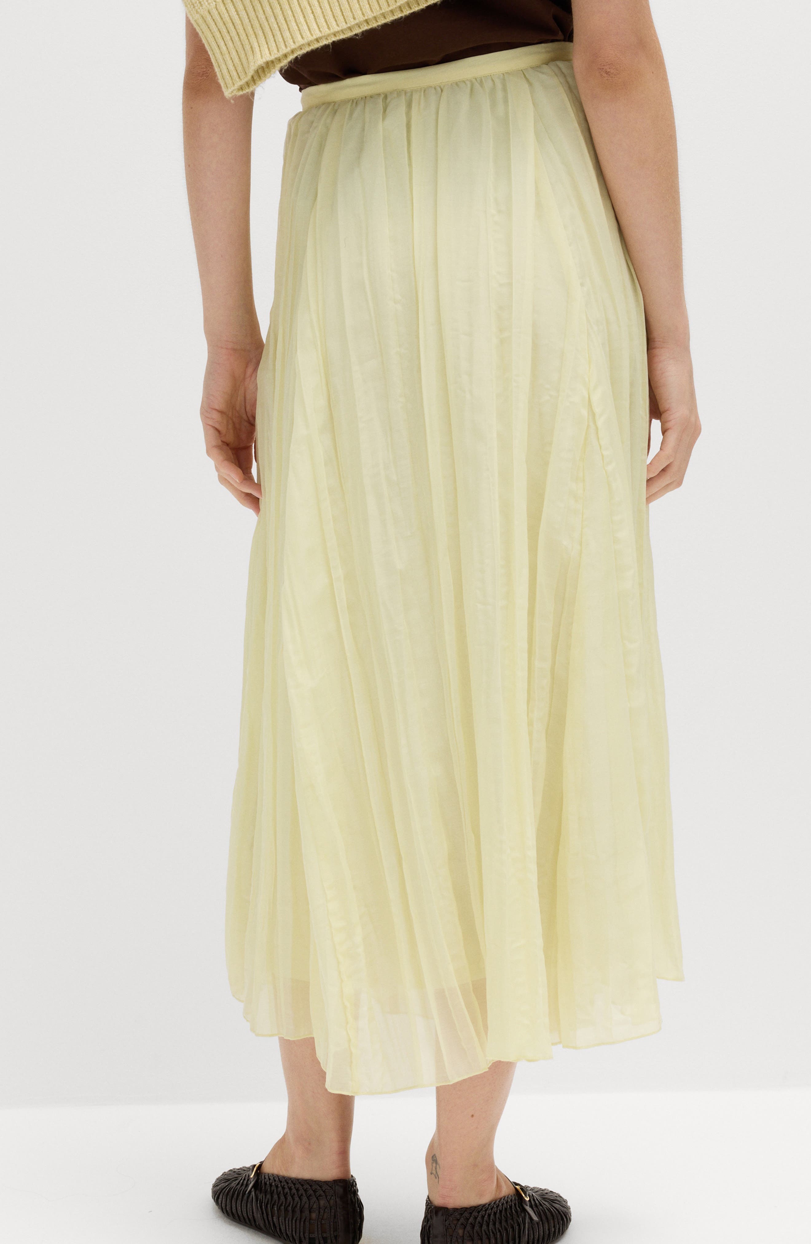 Crinkle Midi Skirt - image 2