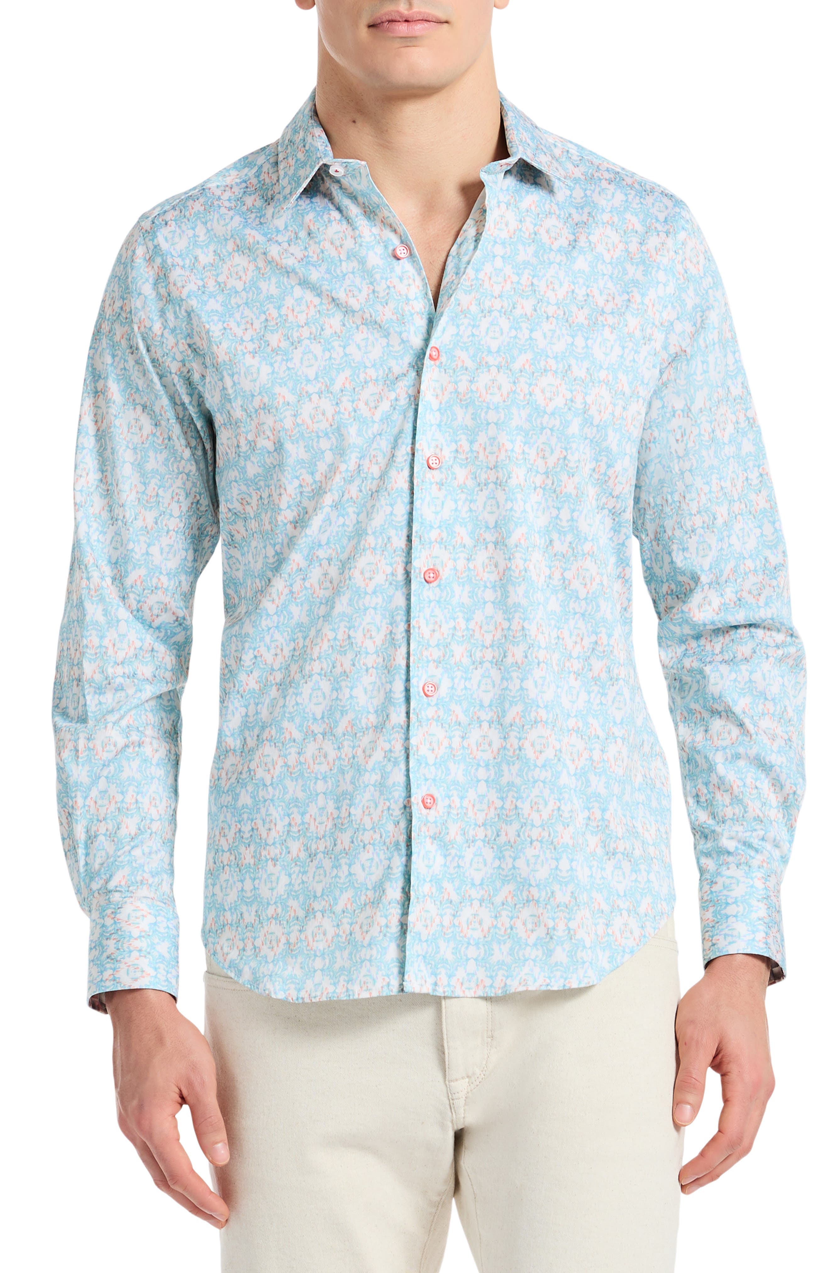 Mariage Floral Button-Up Shirt - image 1