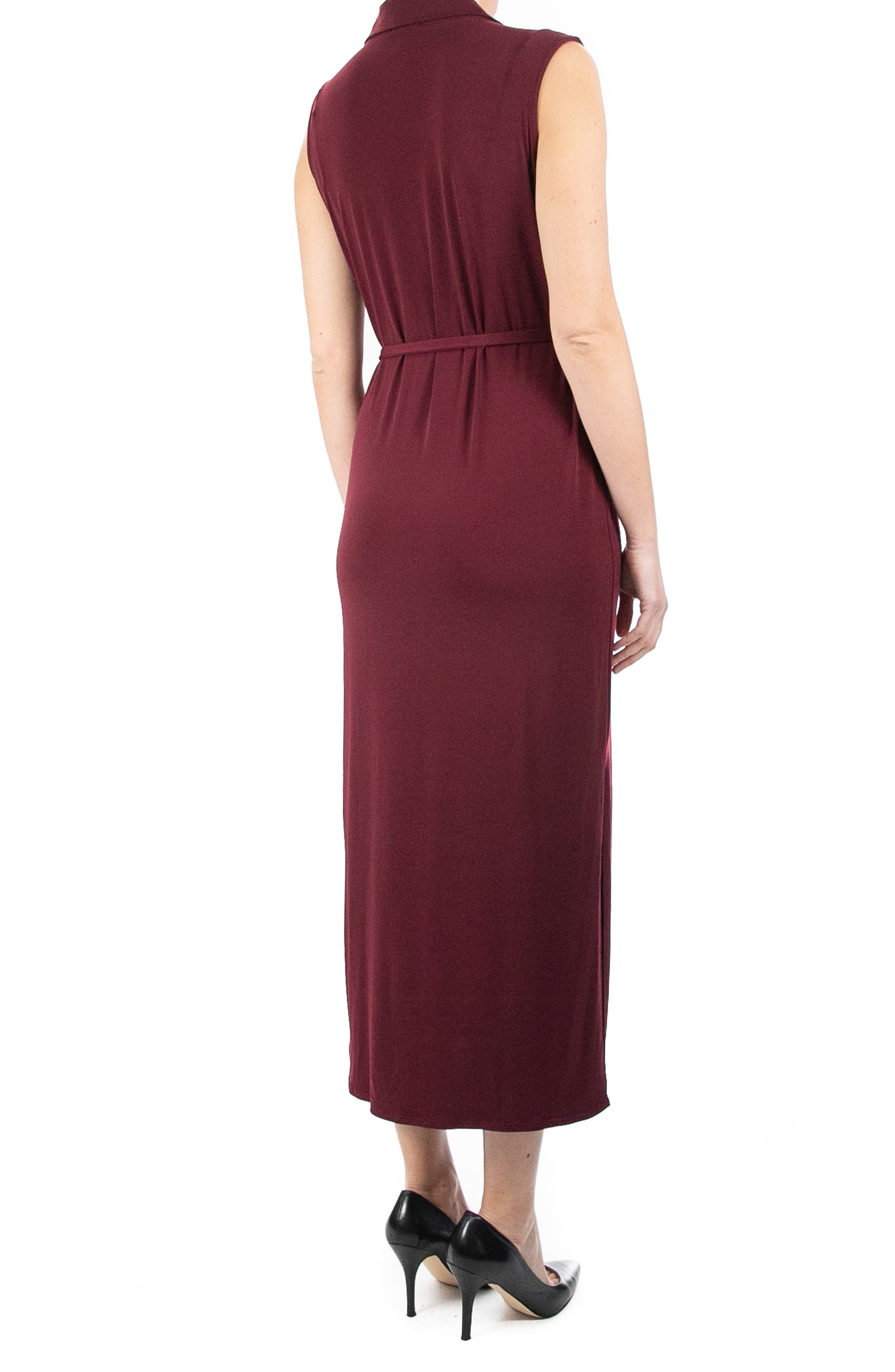 Button Front Midi Shirt Dress - image 2