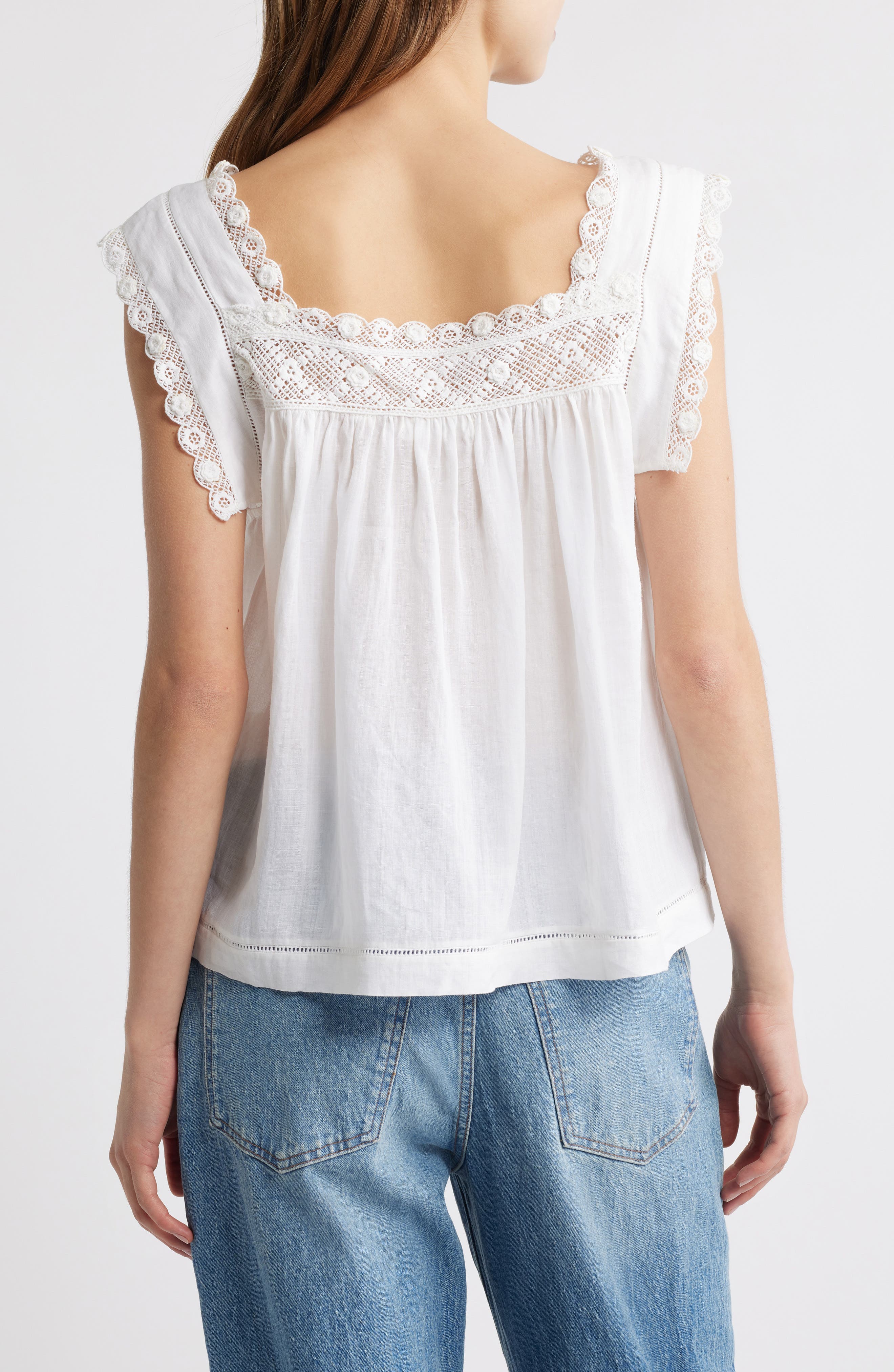 Aphra Lace Trim Top - image 2