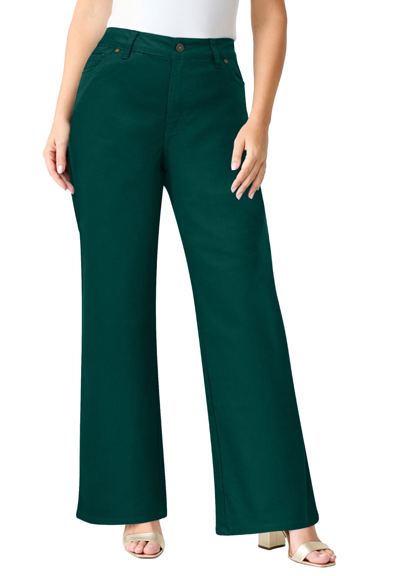 Plus Size 24/7 Stretch Wide Leg Jean - image 5