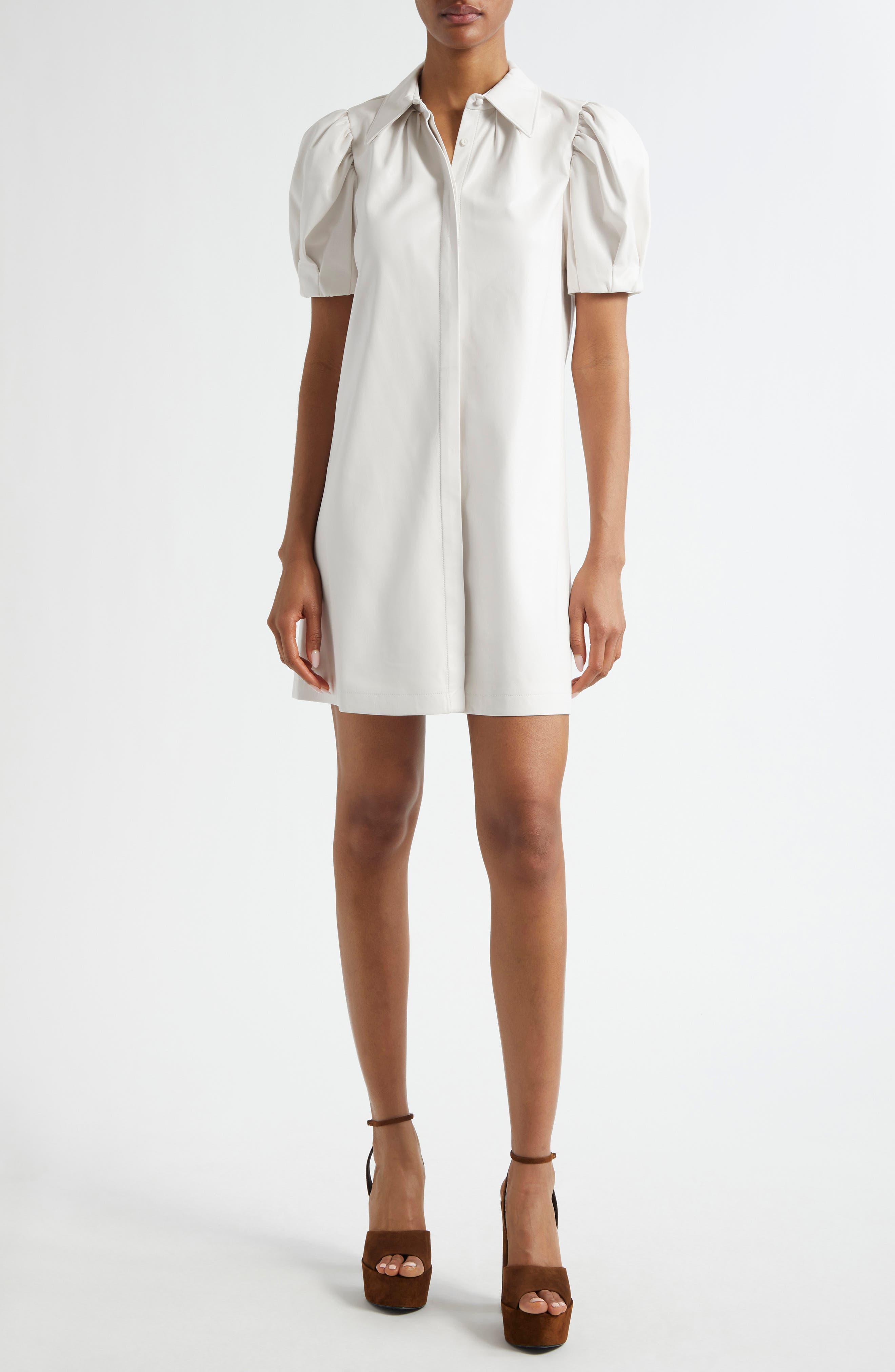 Jem Faux Leather Shift Dress - image 1