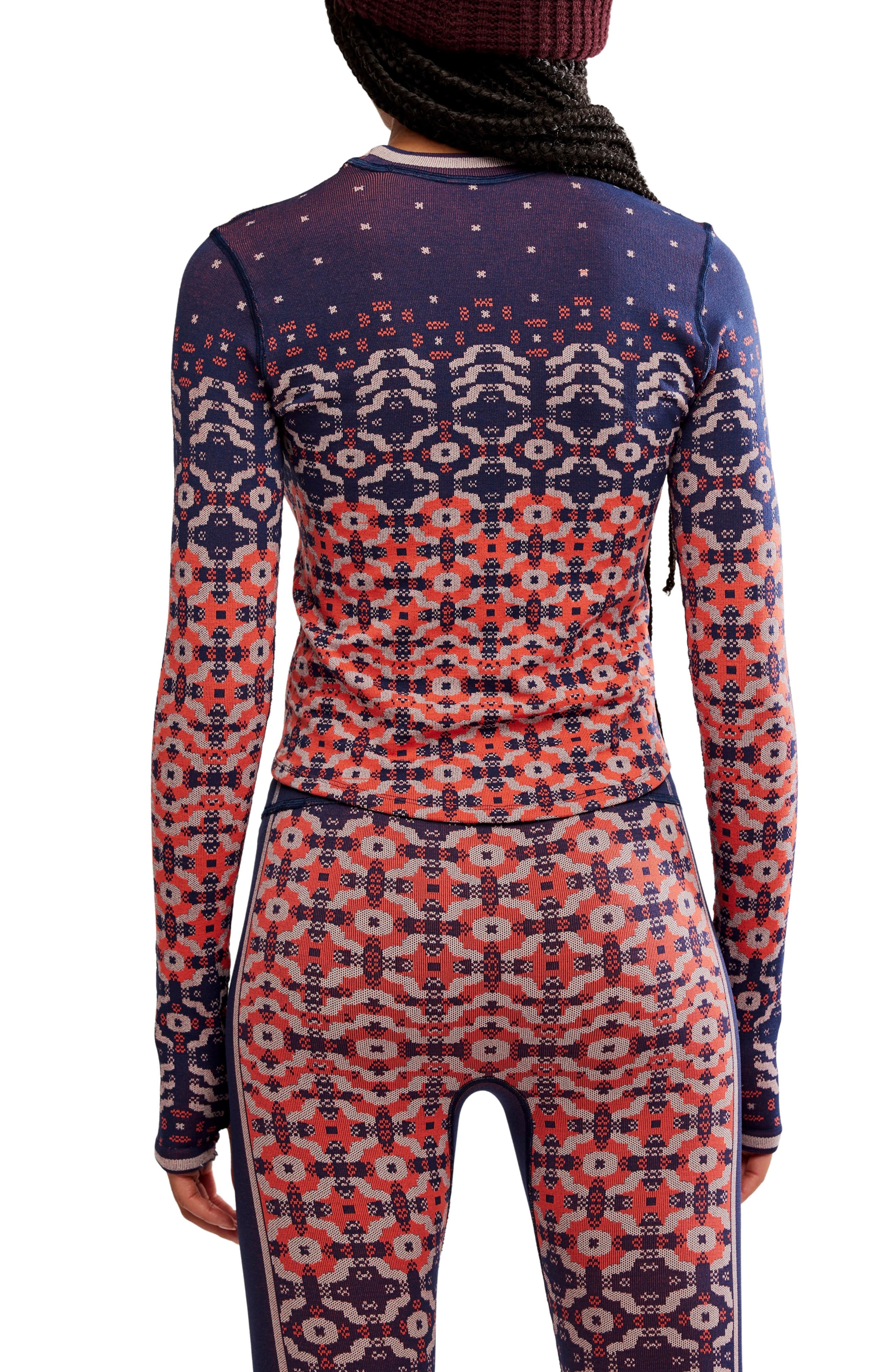 Myoko Jacquard Layer T-Shirt - image 2
