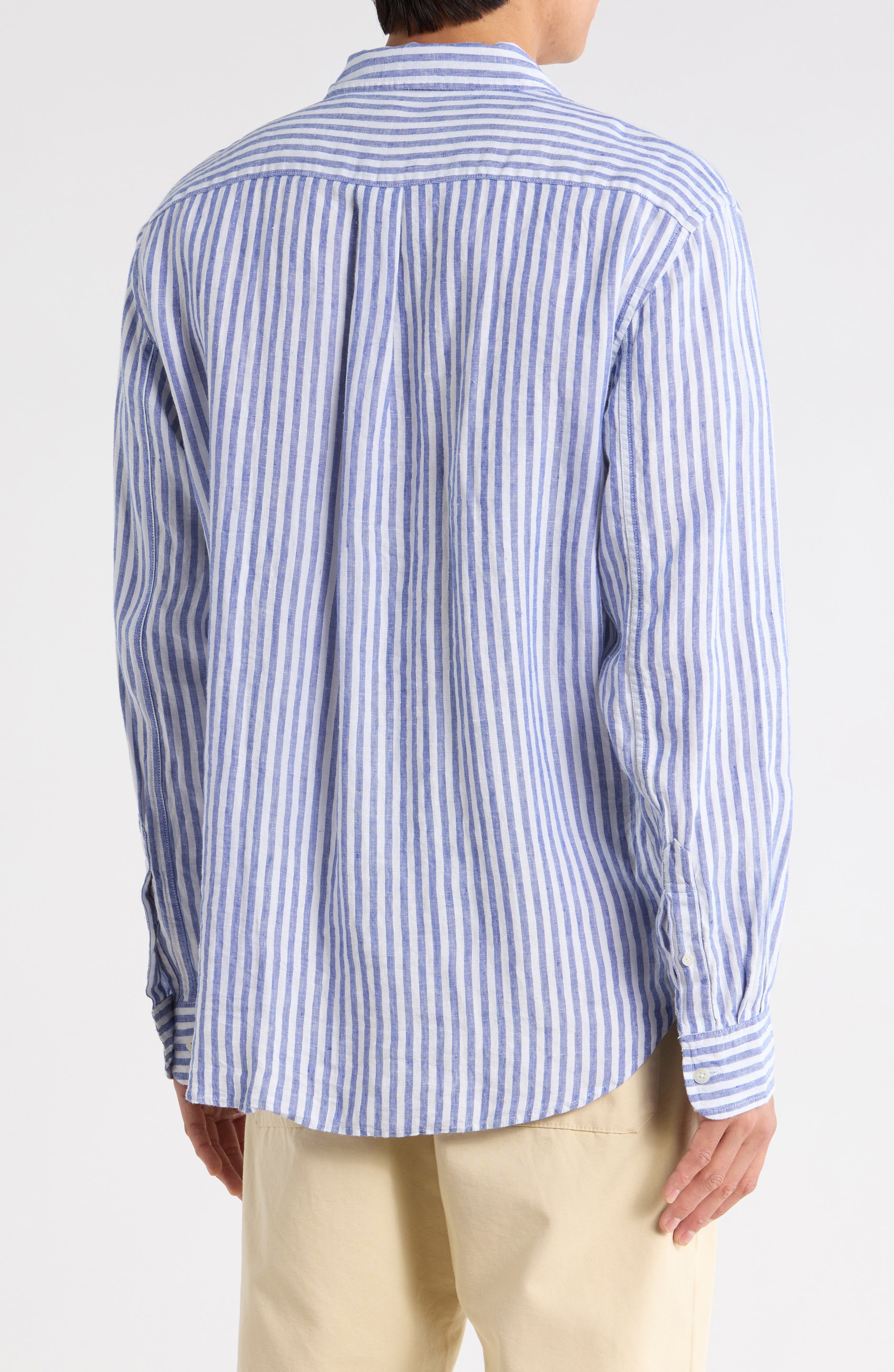 Linen & Organic Cotton Button-Up Shirt - image 4