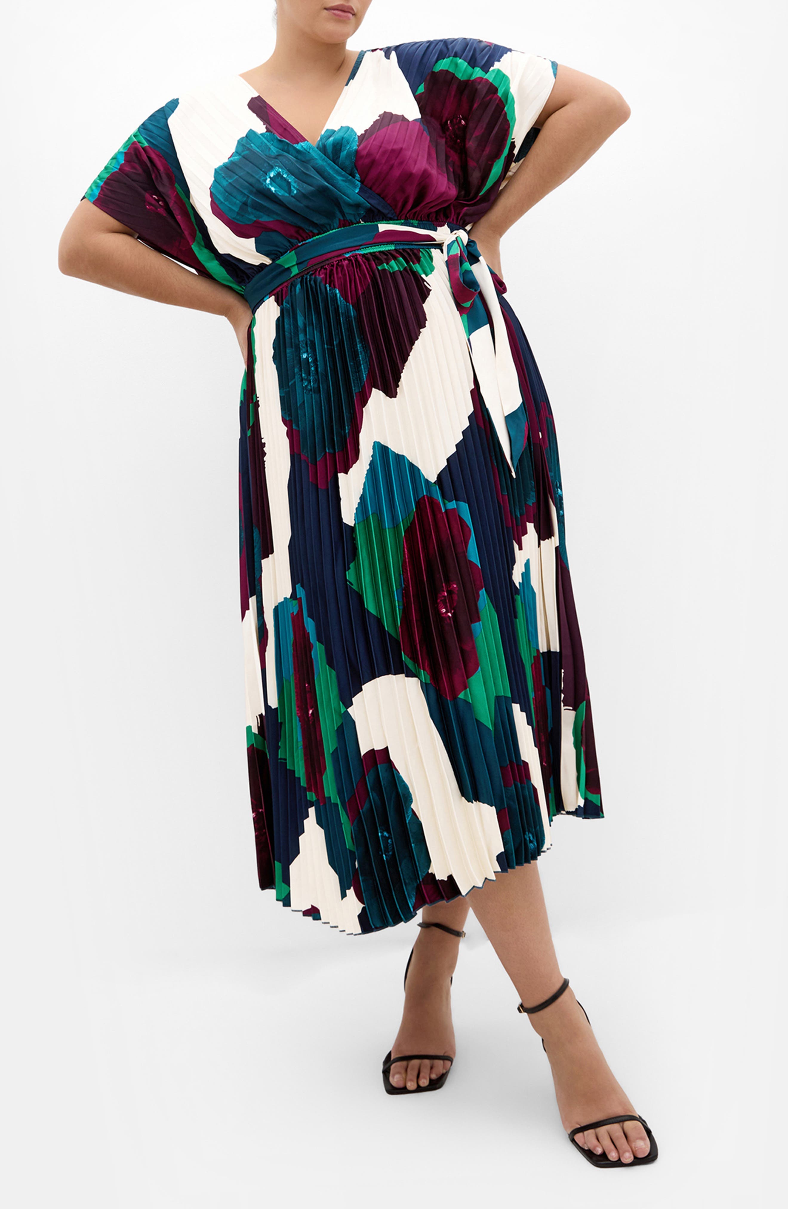 Hailey Abstract Print Maxi Dress - image 1