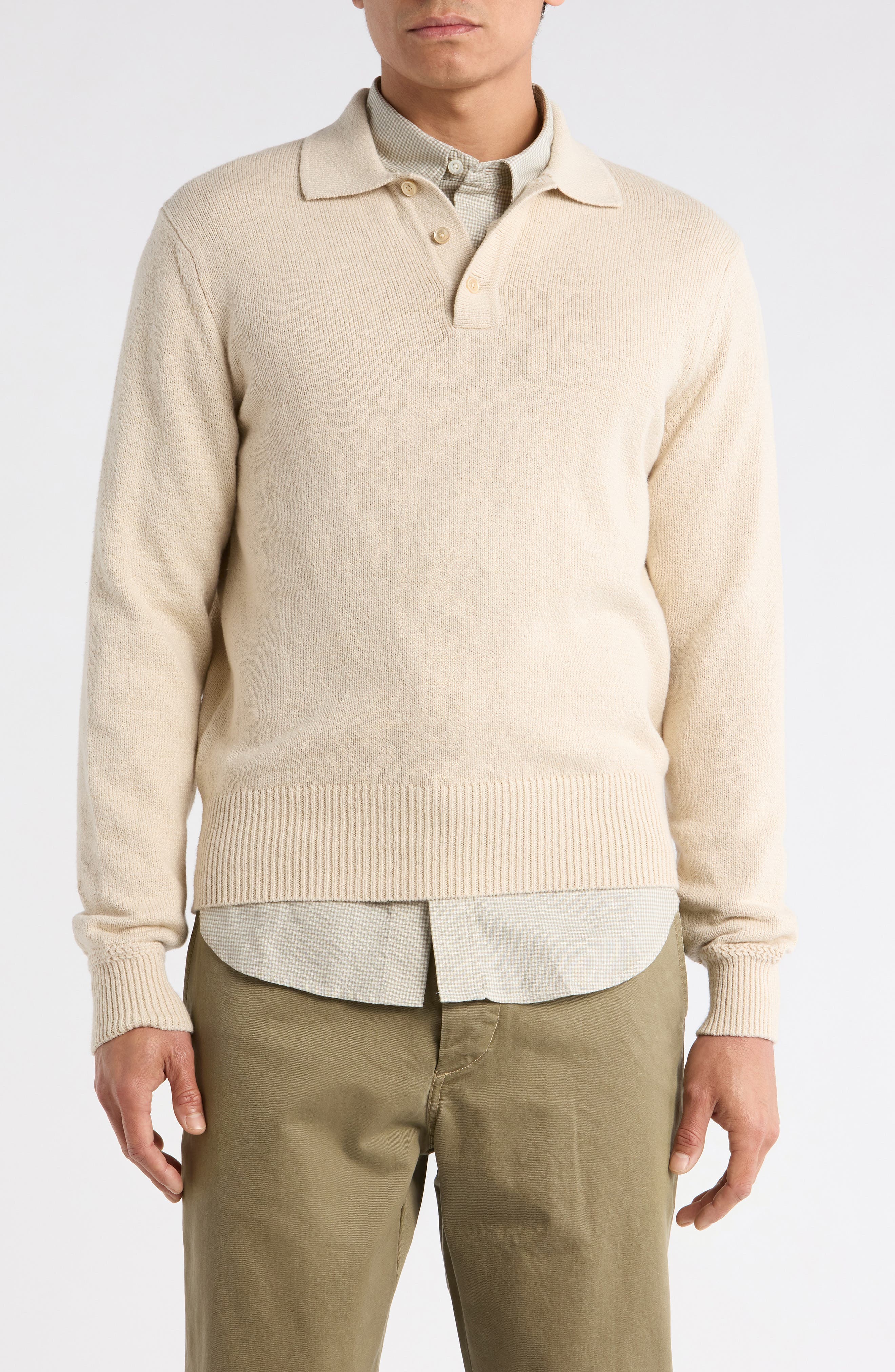 Seafarer Cotton Knit Rugby Polo - image 1