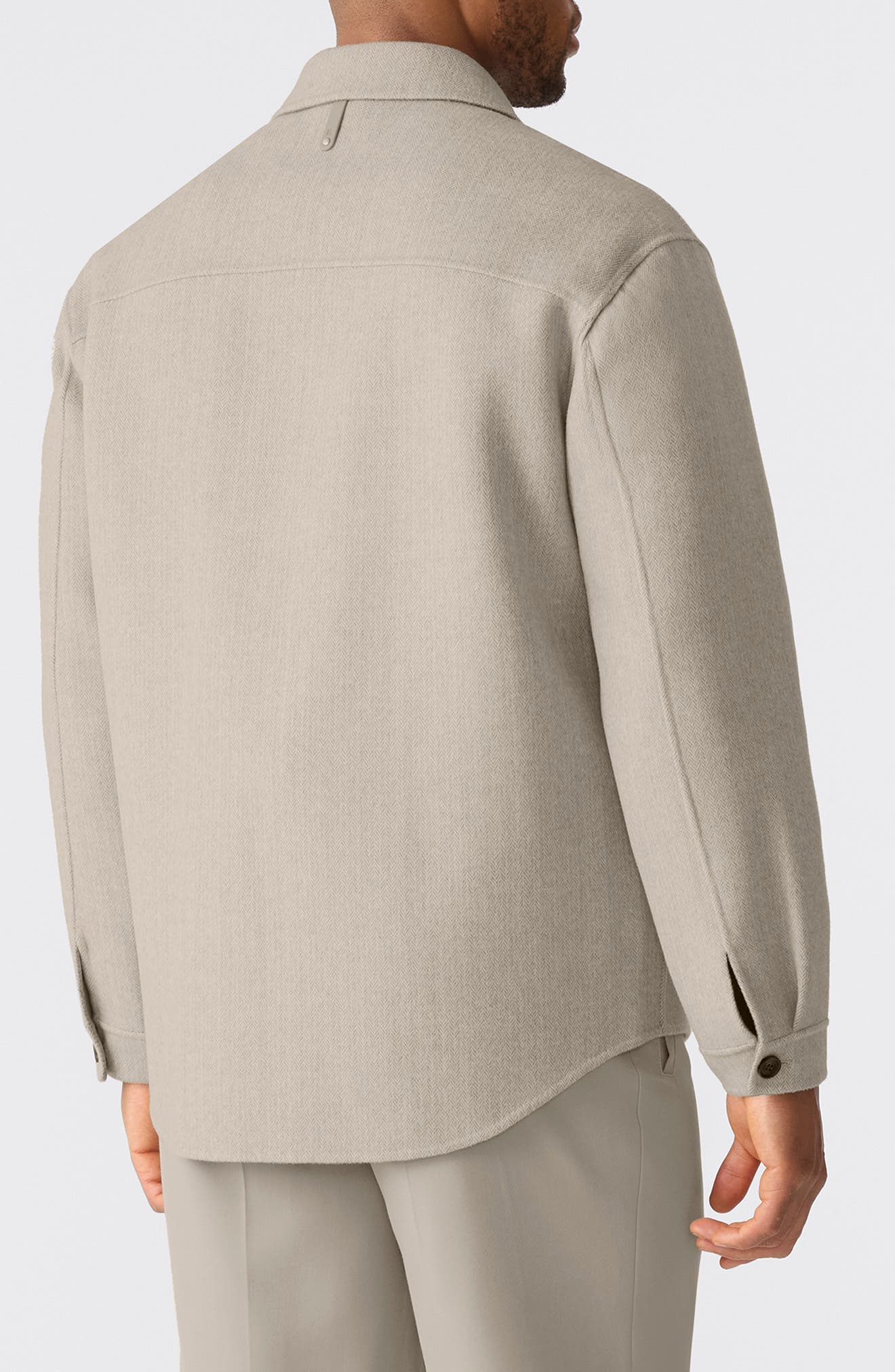 Emmanuel Double Face Wool Overshirt - image 2