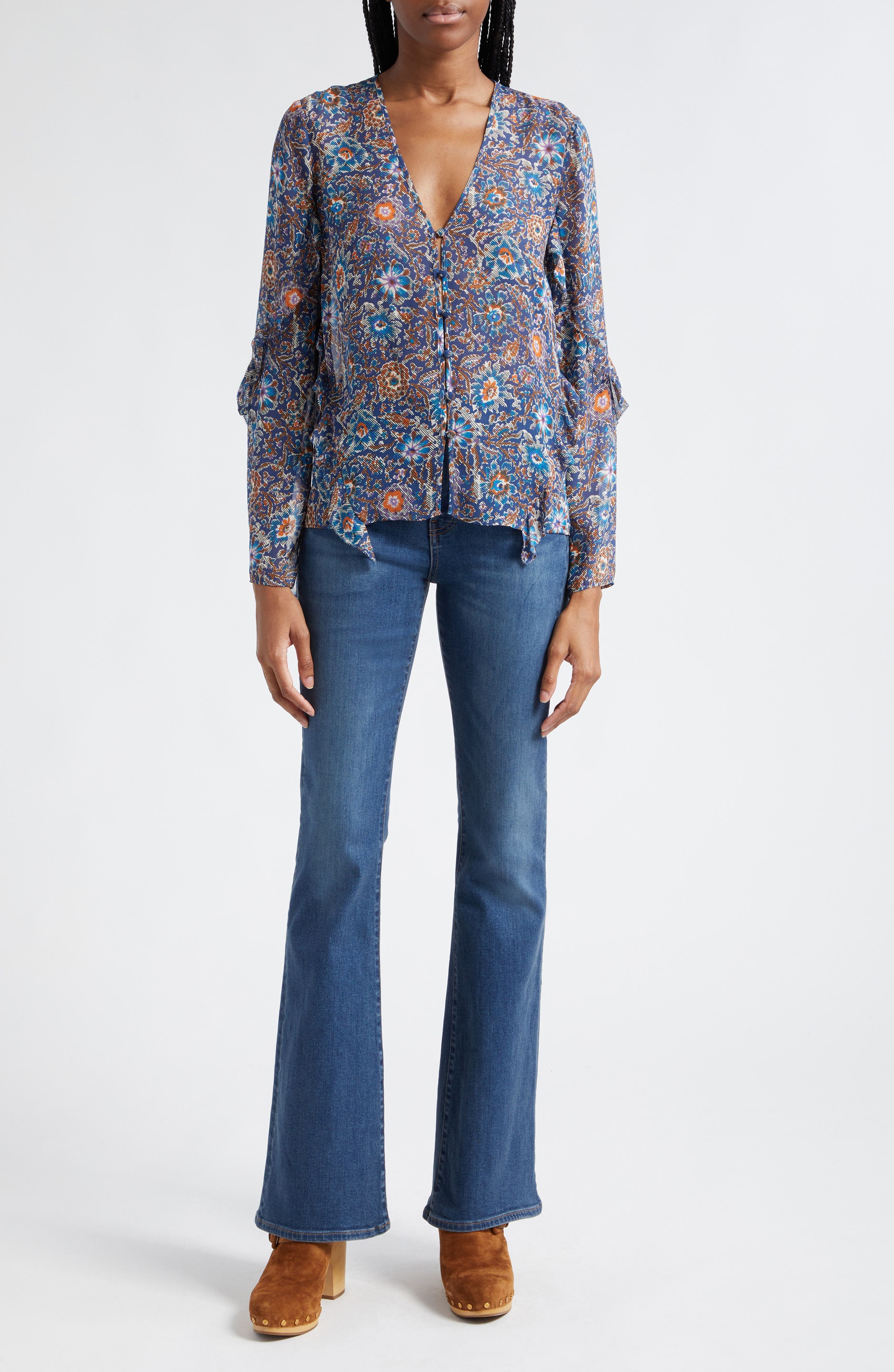 Beverly High Waist Slim Crop Flare Jeans - image 2
