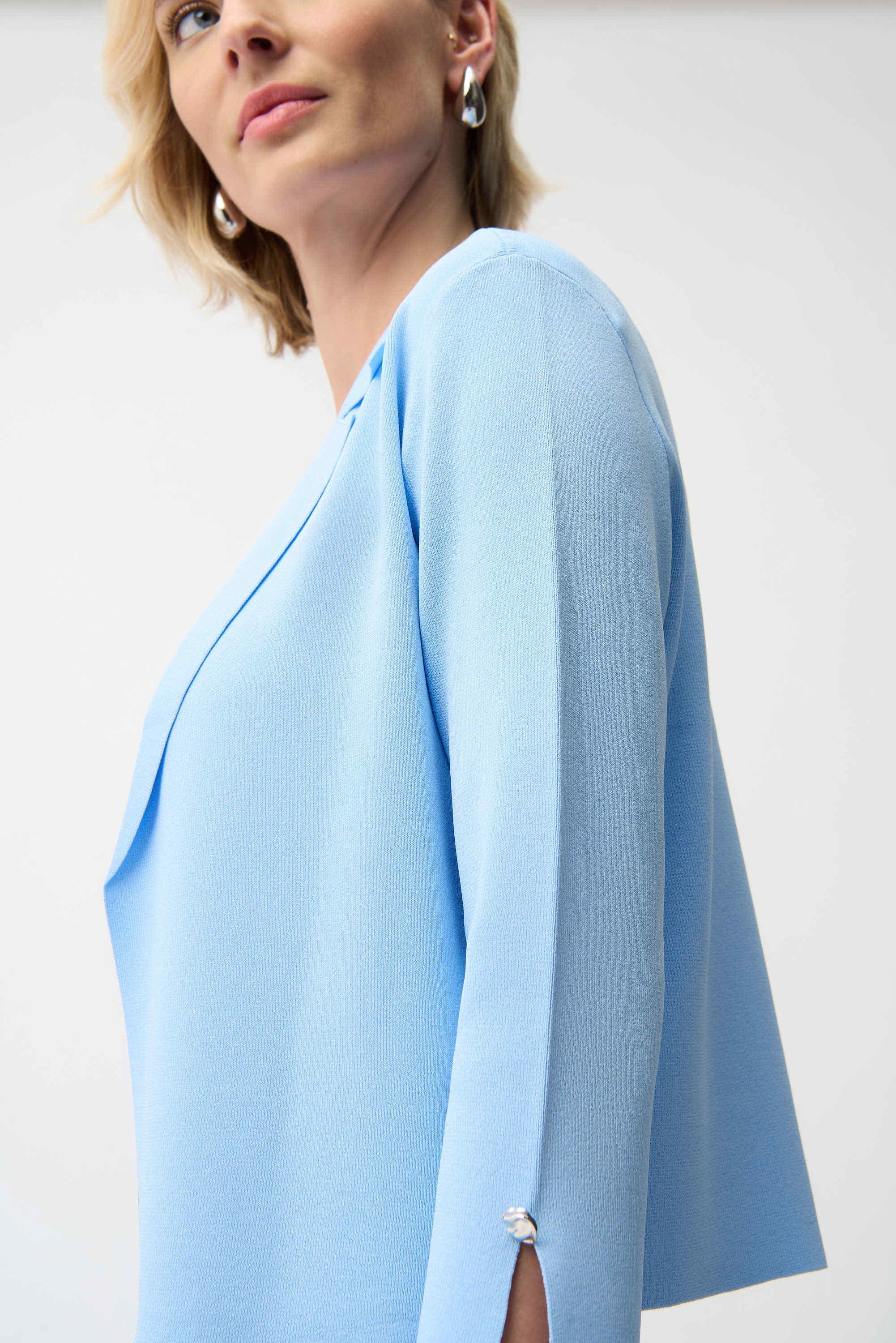 Viscose Blend Open-Front Cardigan - image 2