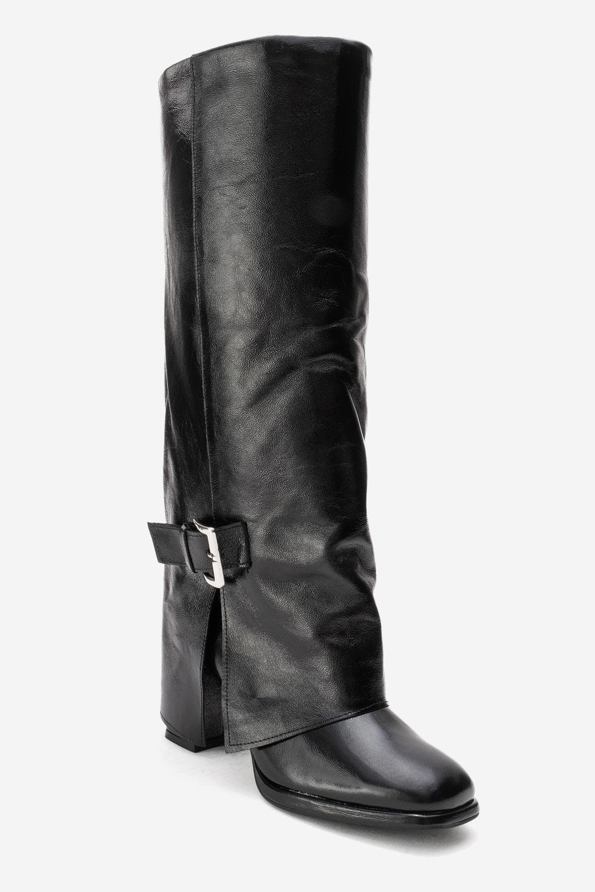 Lojo Leather Block Heel Boot - image 2