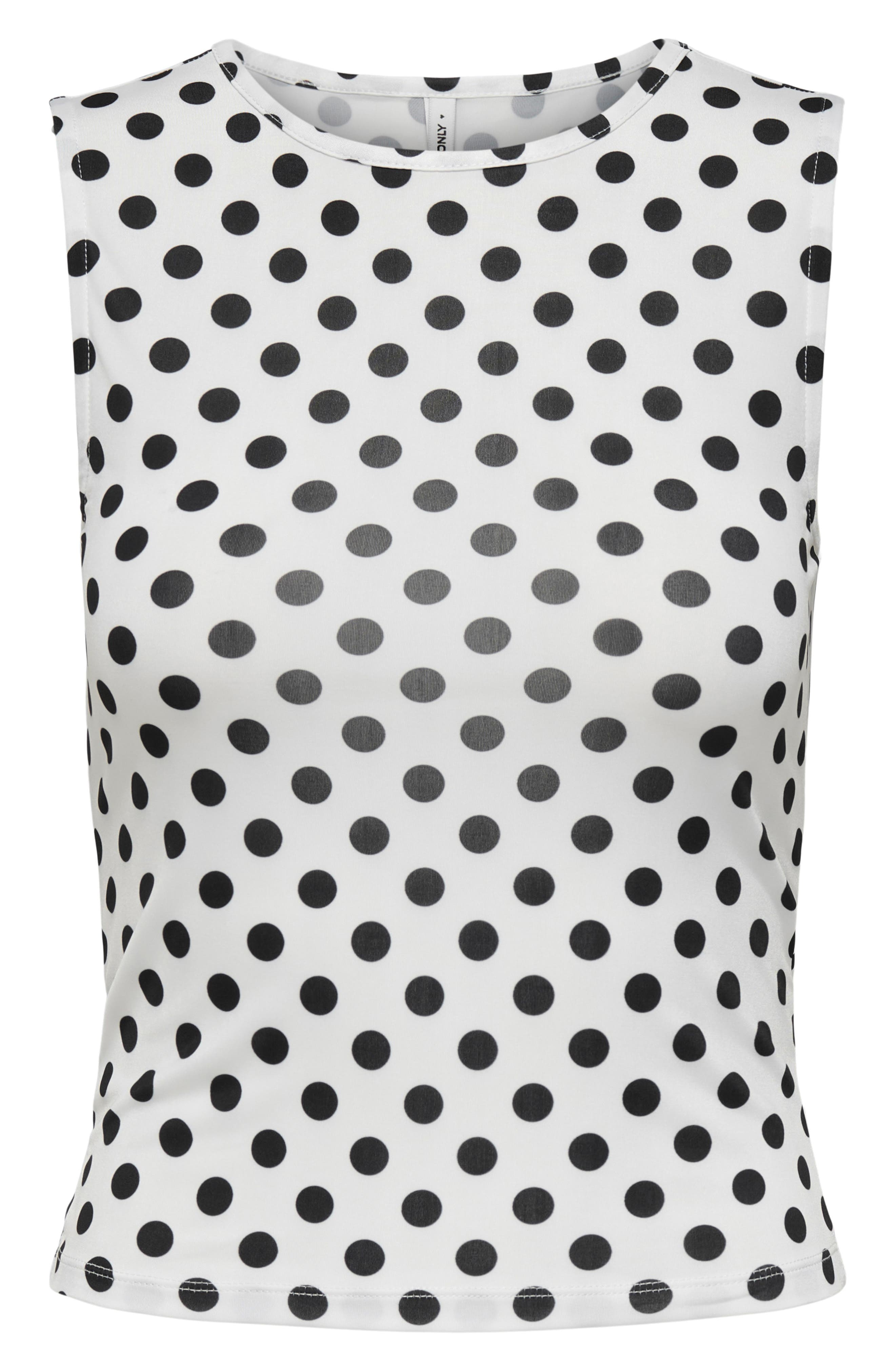 Lanna Life Polka Dot Sleeveless Top - image 1
