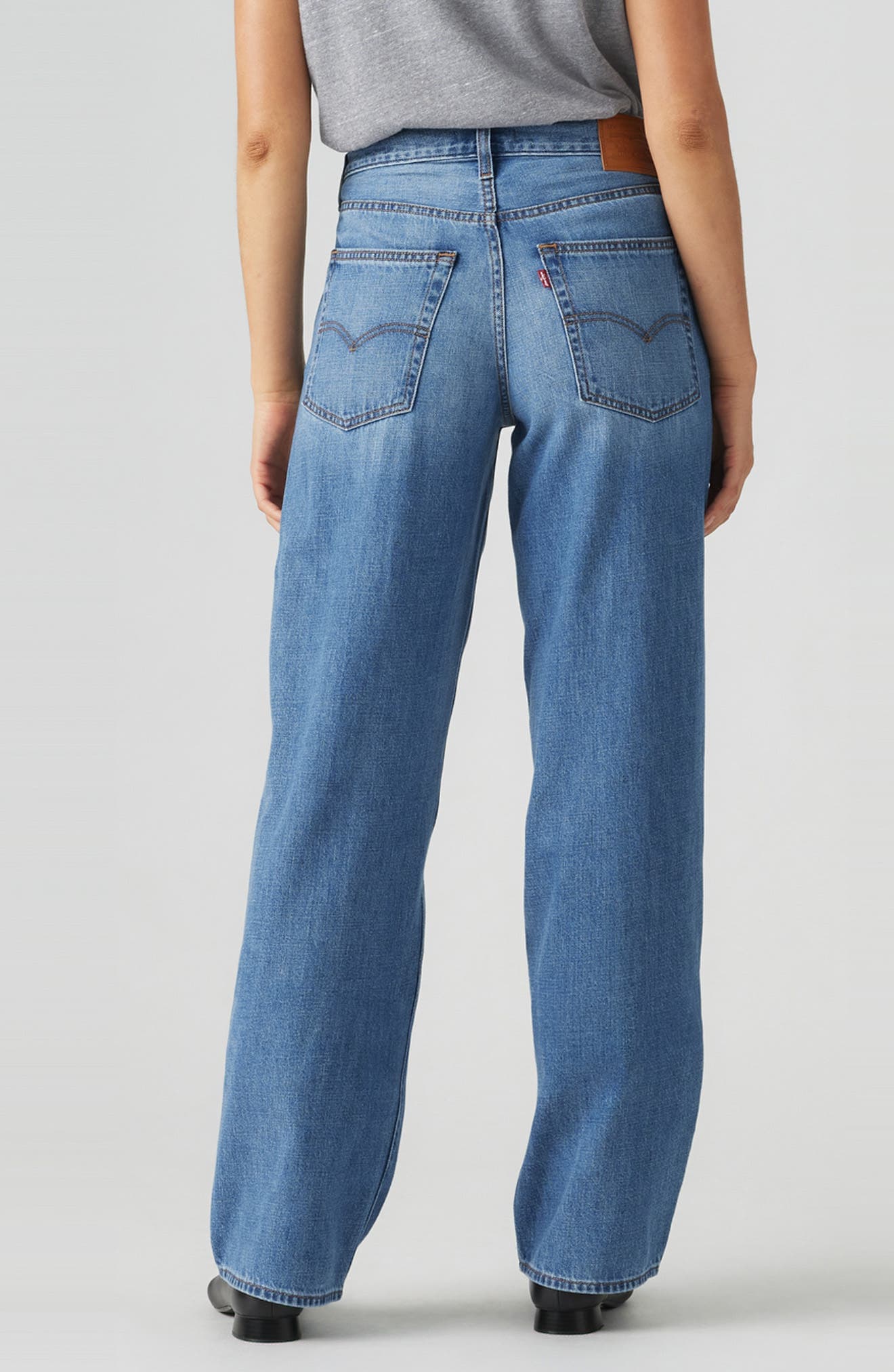 Baggy Wide Leg Cotton & Linen Dad Jeans - image 2