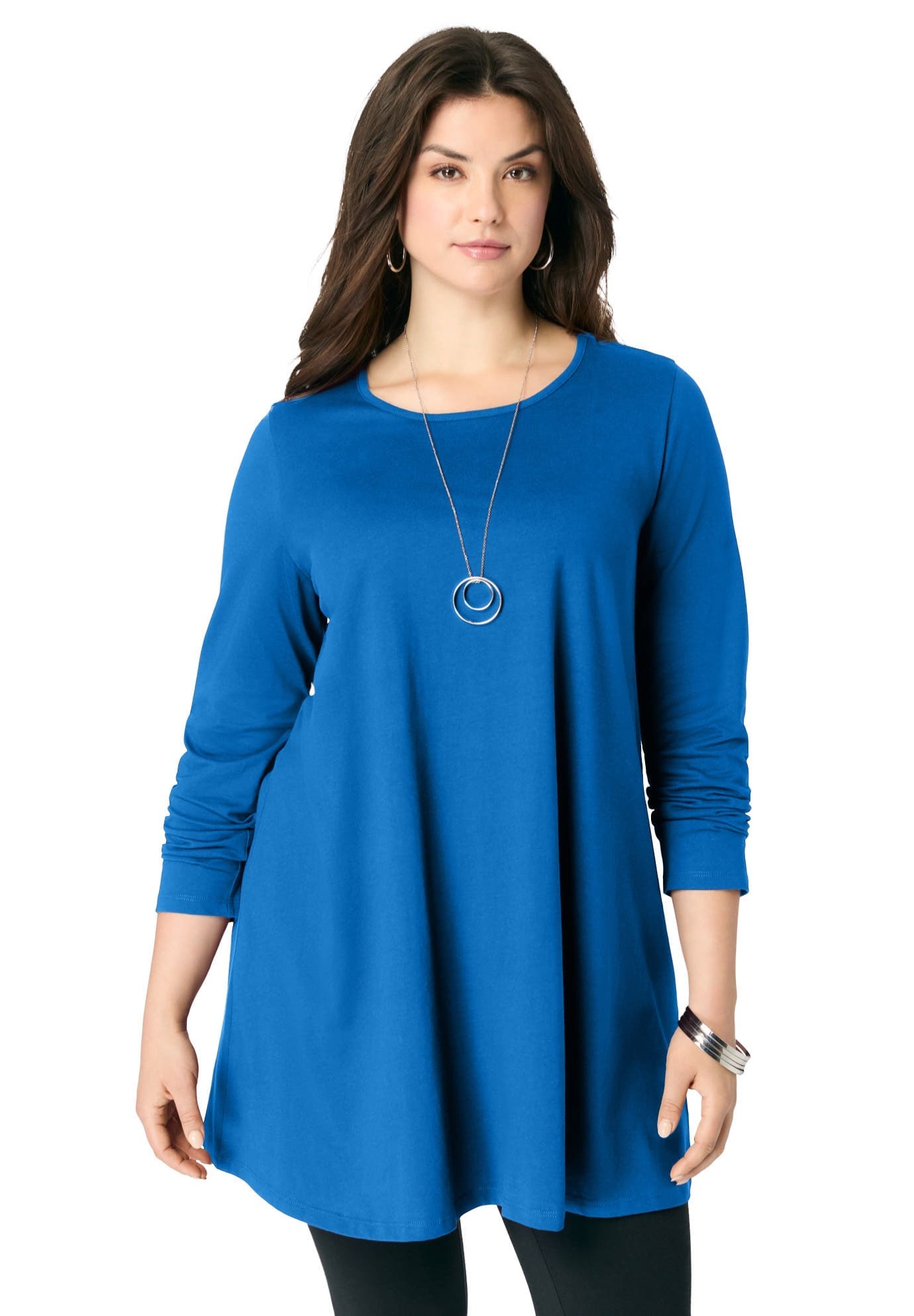 Ultimate Long Sleeve Crewneck Swing Tunic - image 5