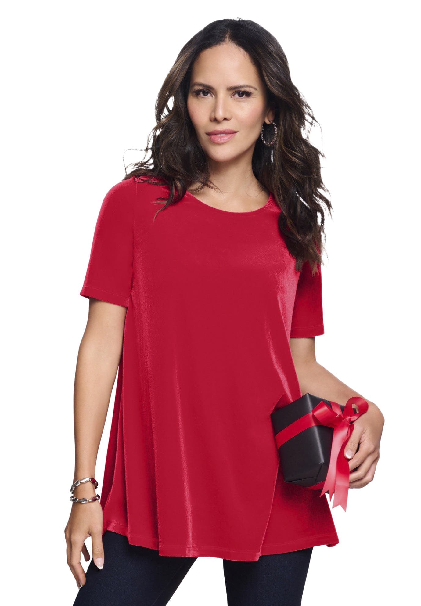 Velour Swing Tee - image 5