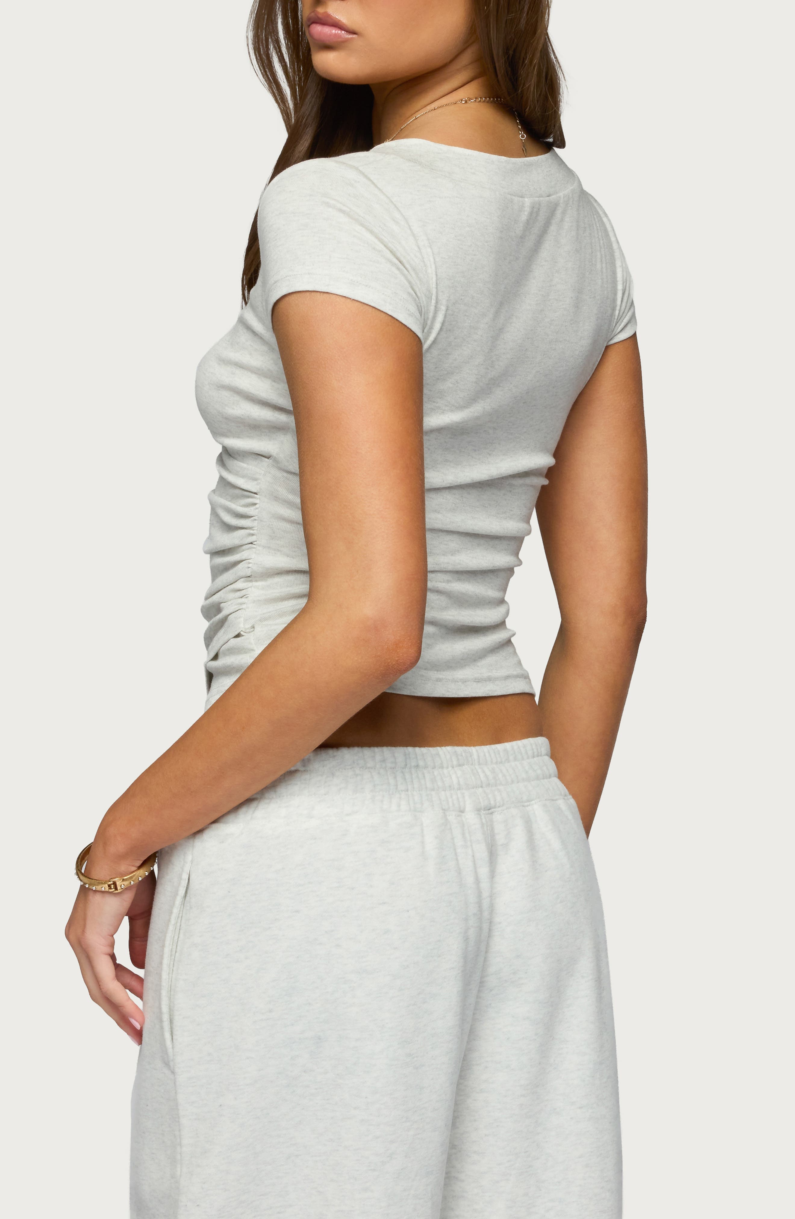 Iria Faux Wrap Top - image 2