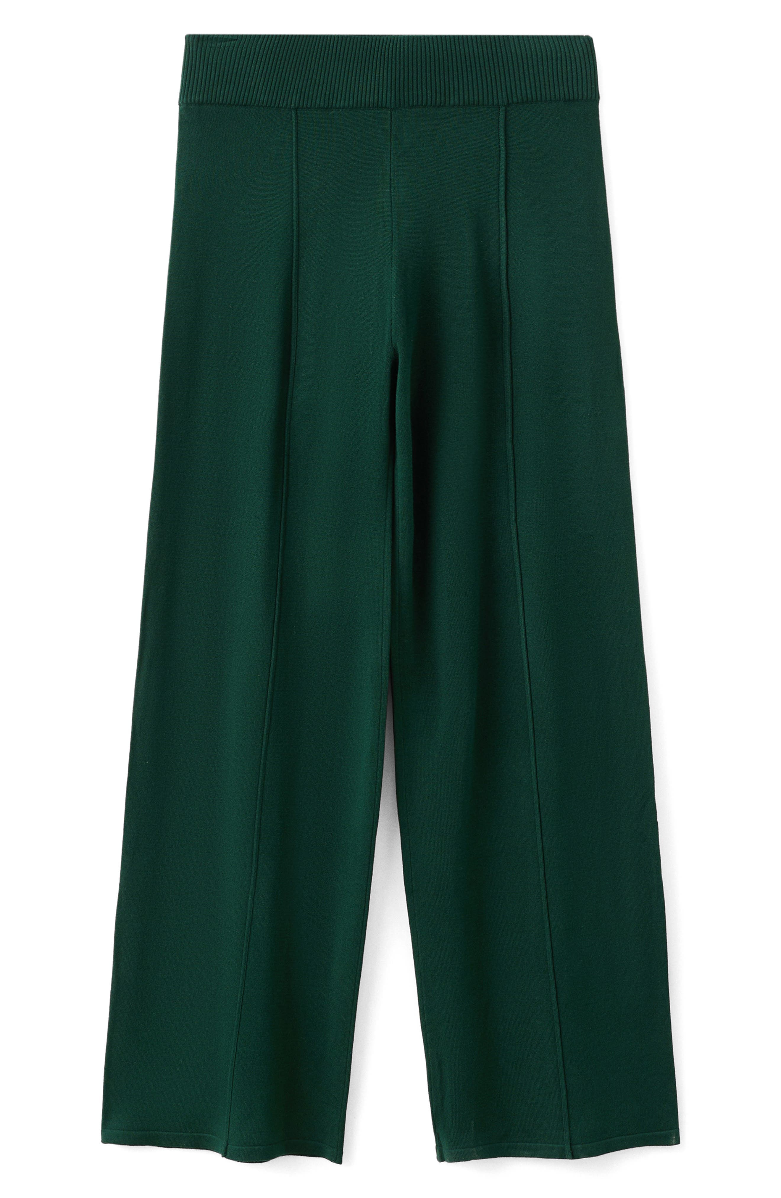 Seamed Knit Straight Leg Pants - image 2
