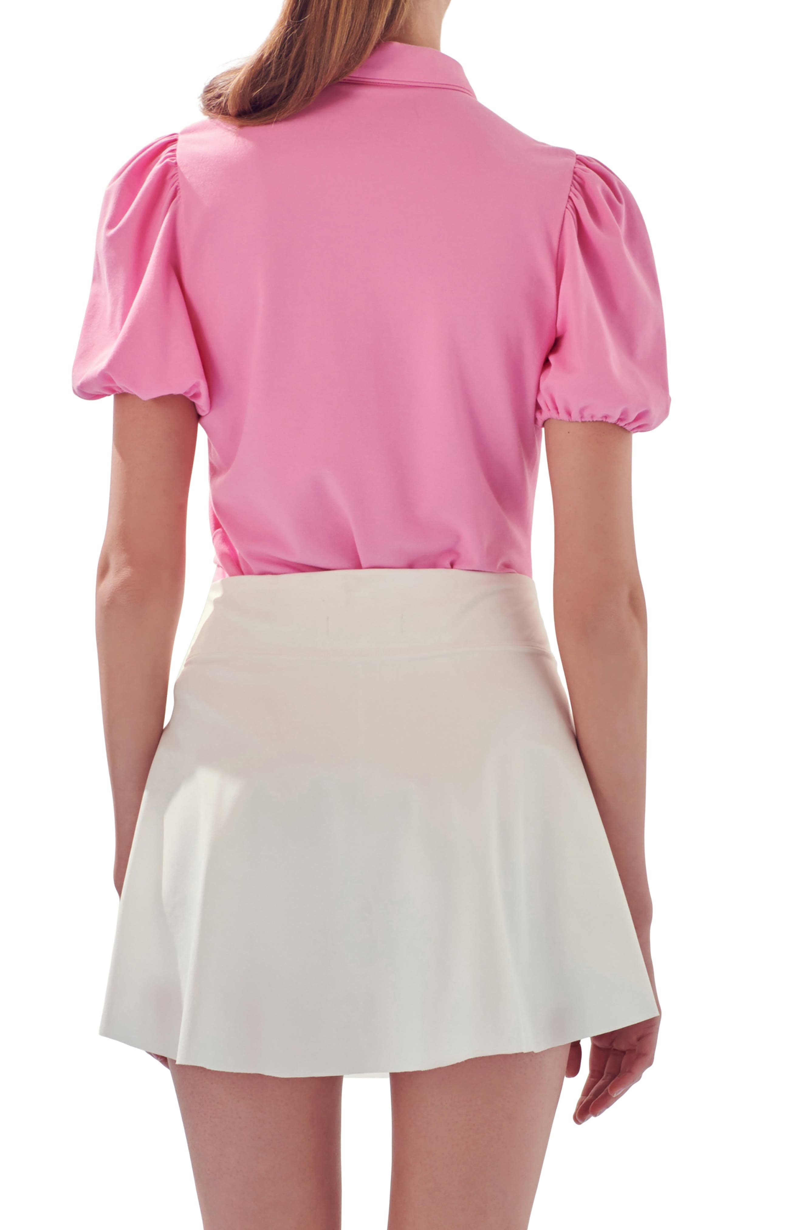 Puff Sleeve Jersey Top - image 2