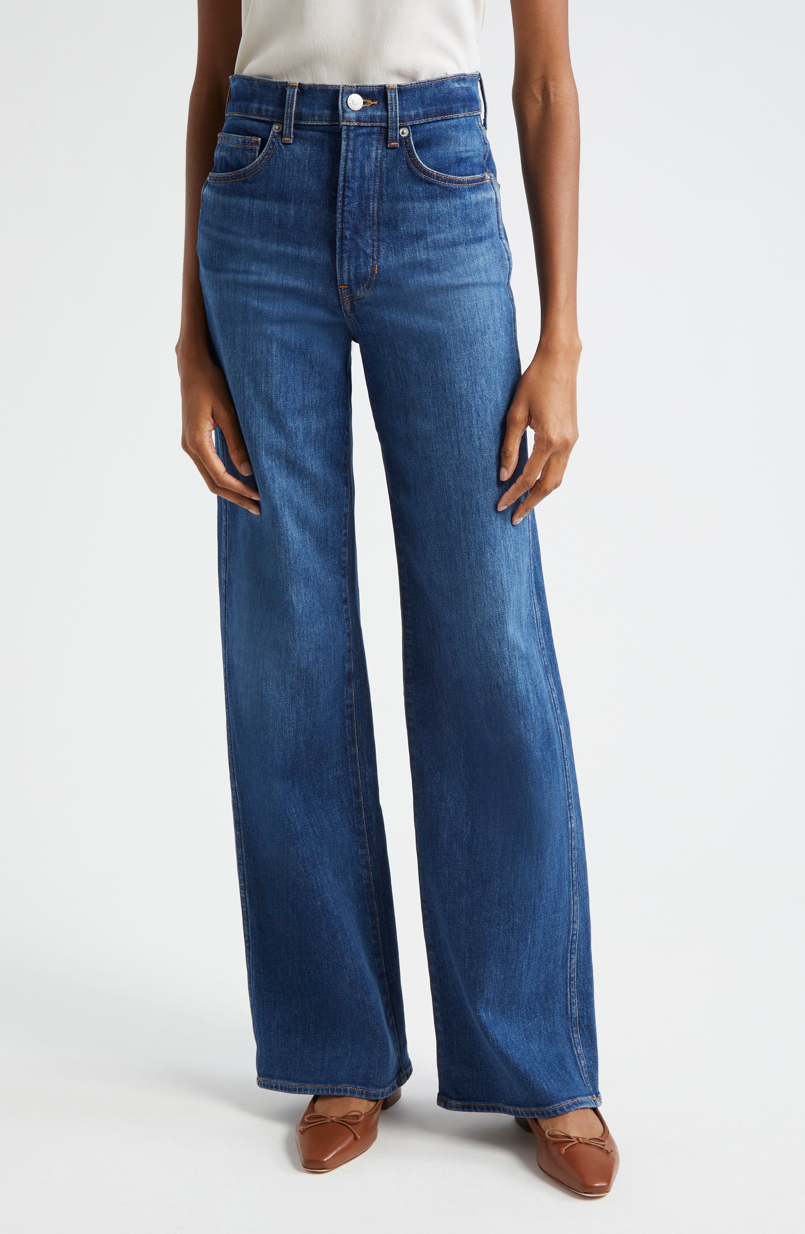 Taylor High Waist Wide Leg Jeans - image 1