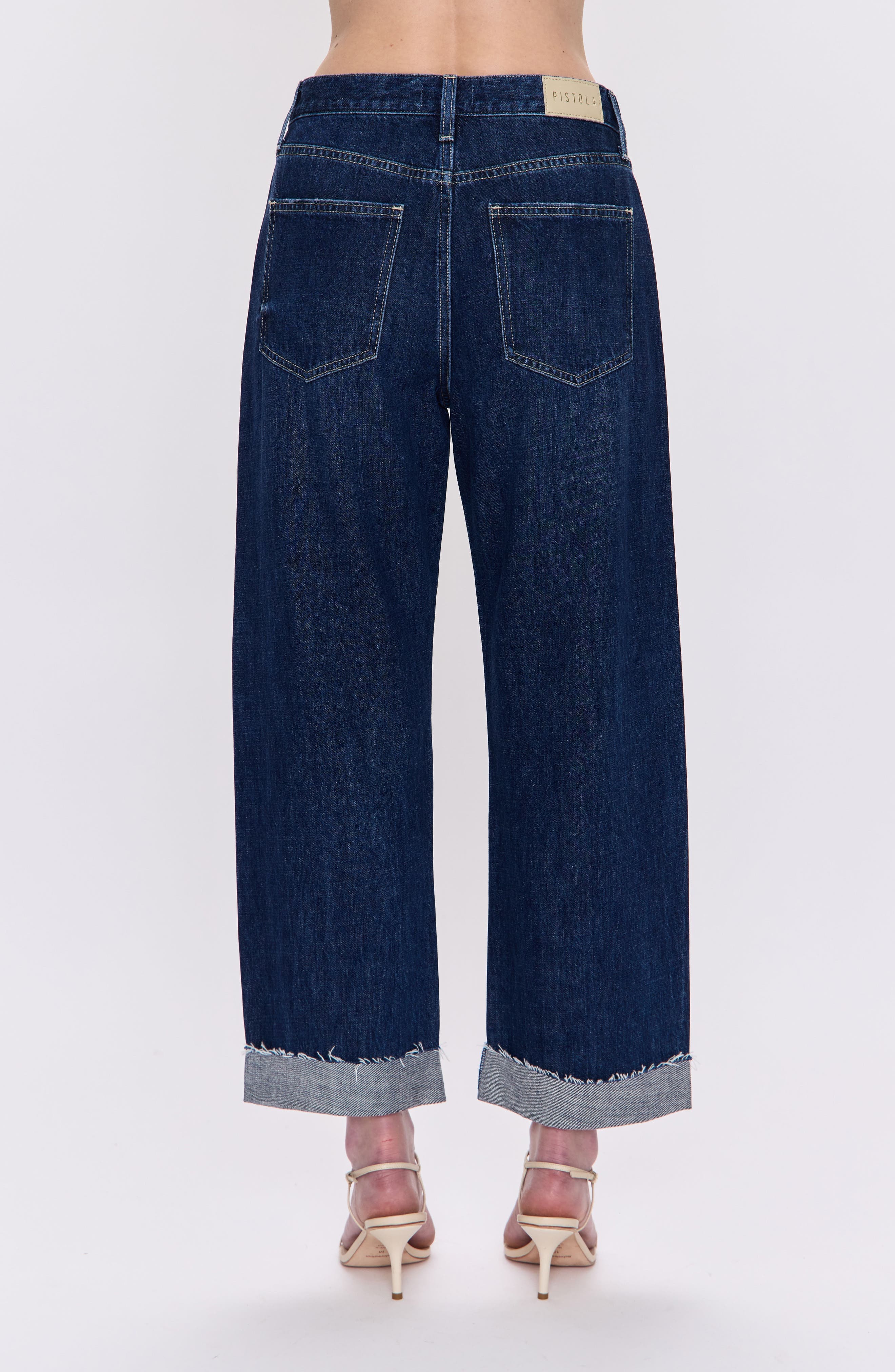 Kacey Cuffed High Waist Boyfriend Jeans - image 2