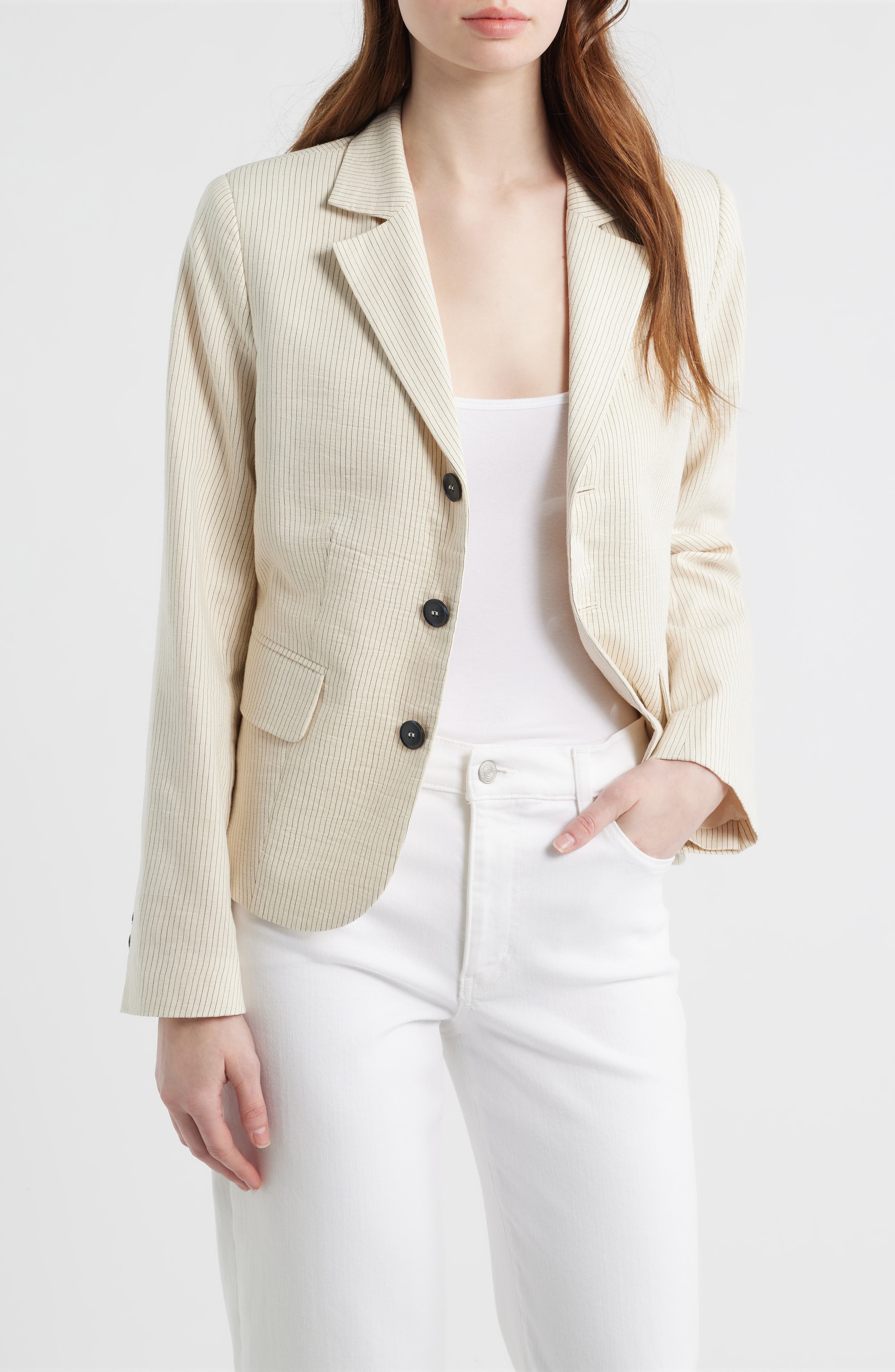 The Striped Smart Blazer - image 1