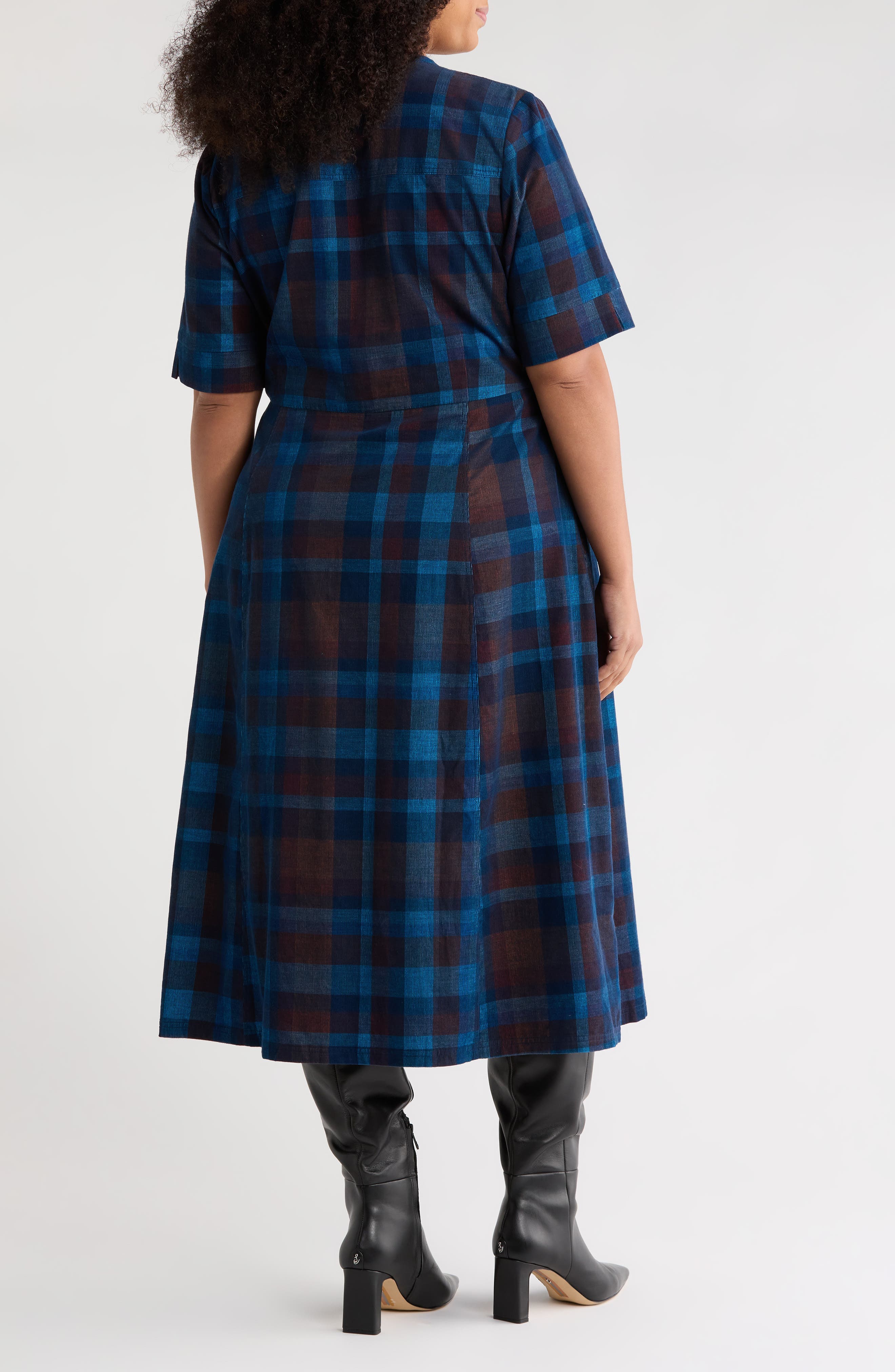 Wightwick Organic Cotton Denim Midi Dress - image 2