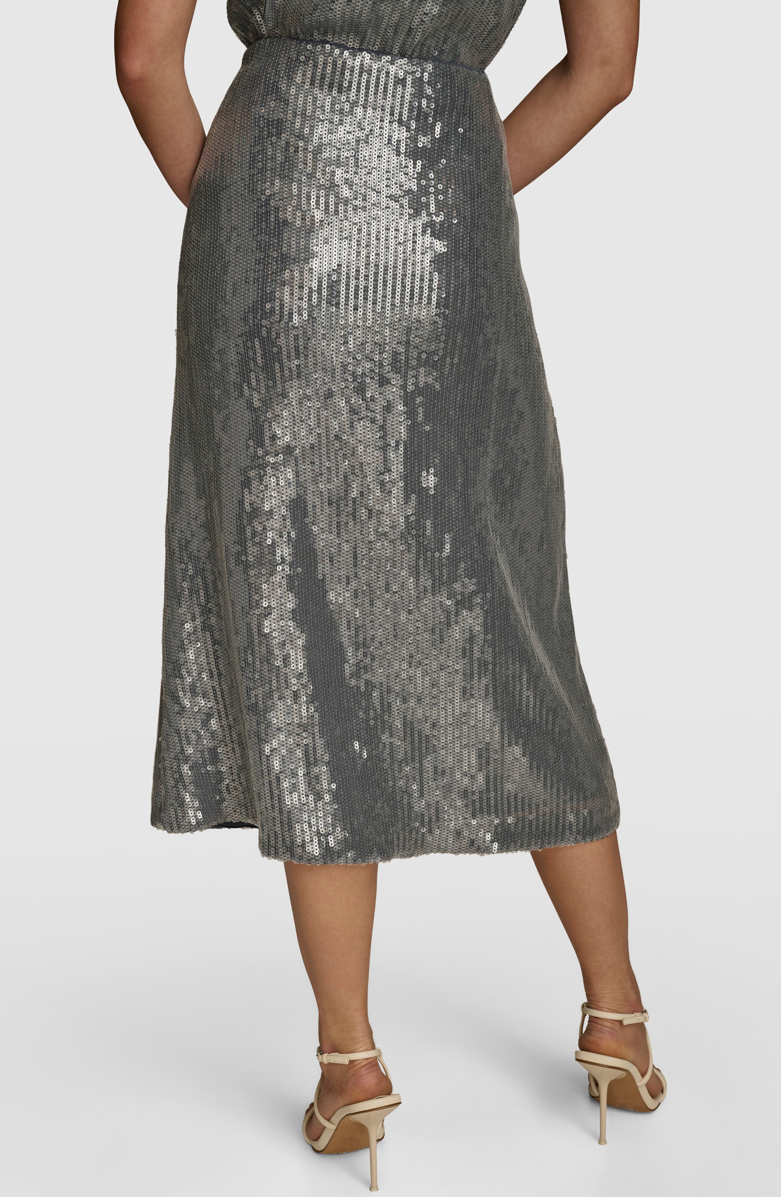 Sequin Mesh Skirt - image 2