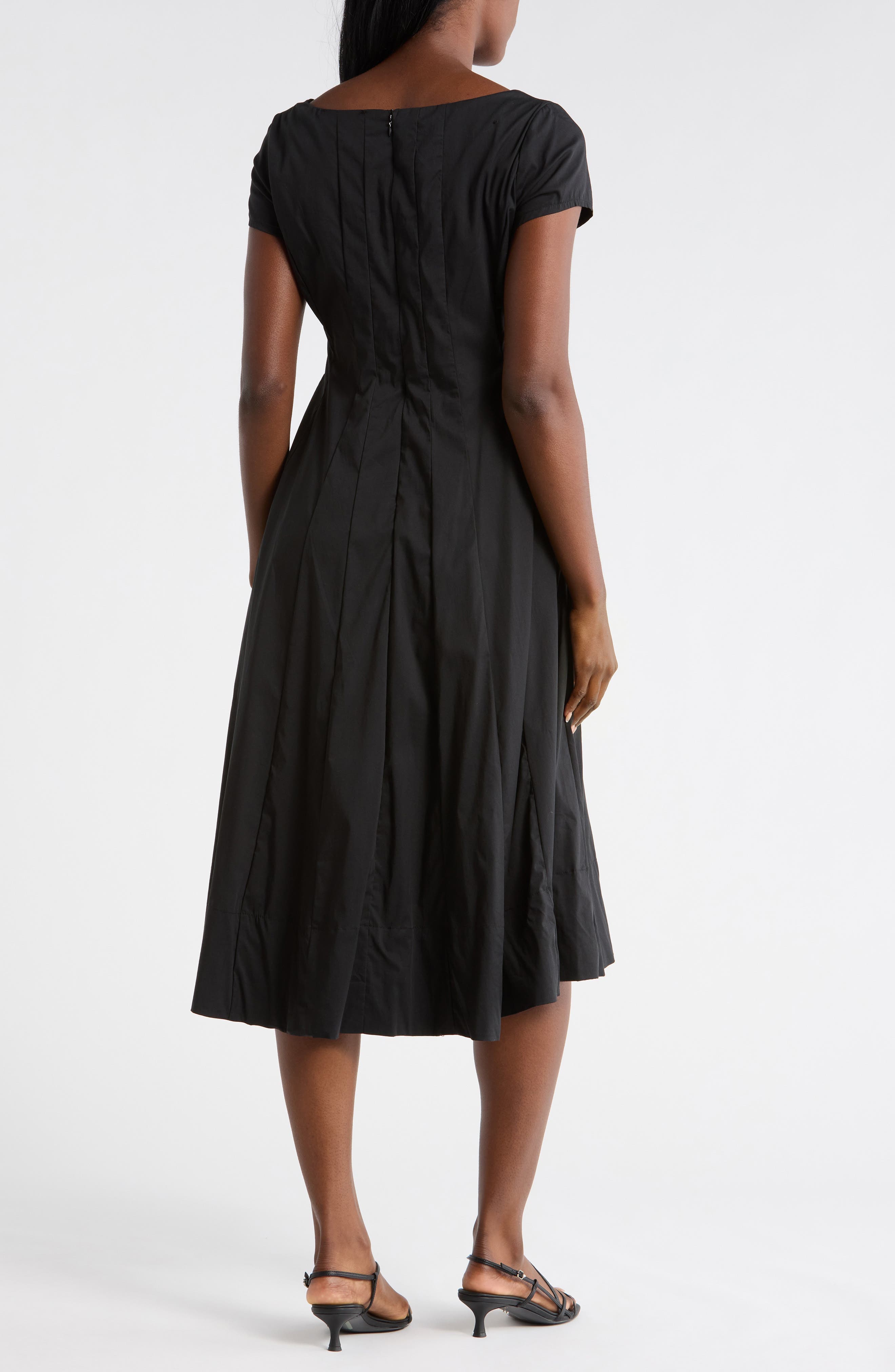 Poplin Cap Sleeve Dress - image 2