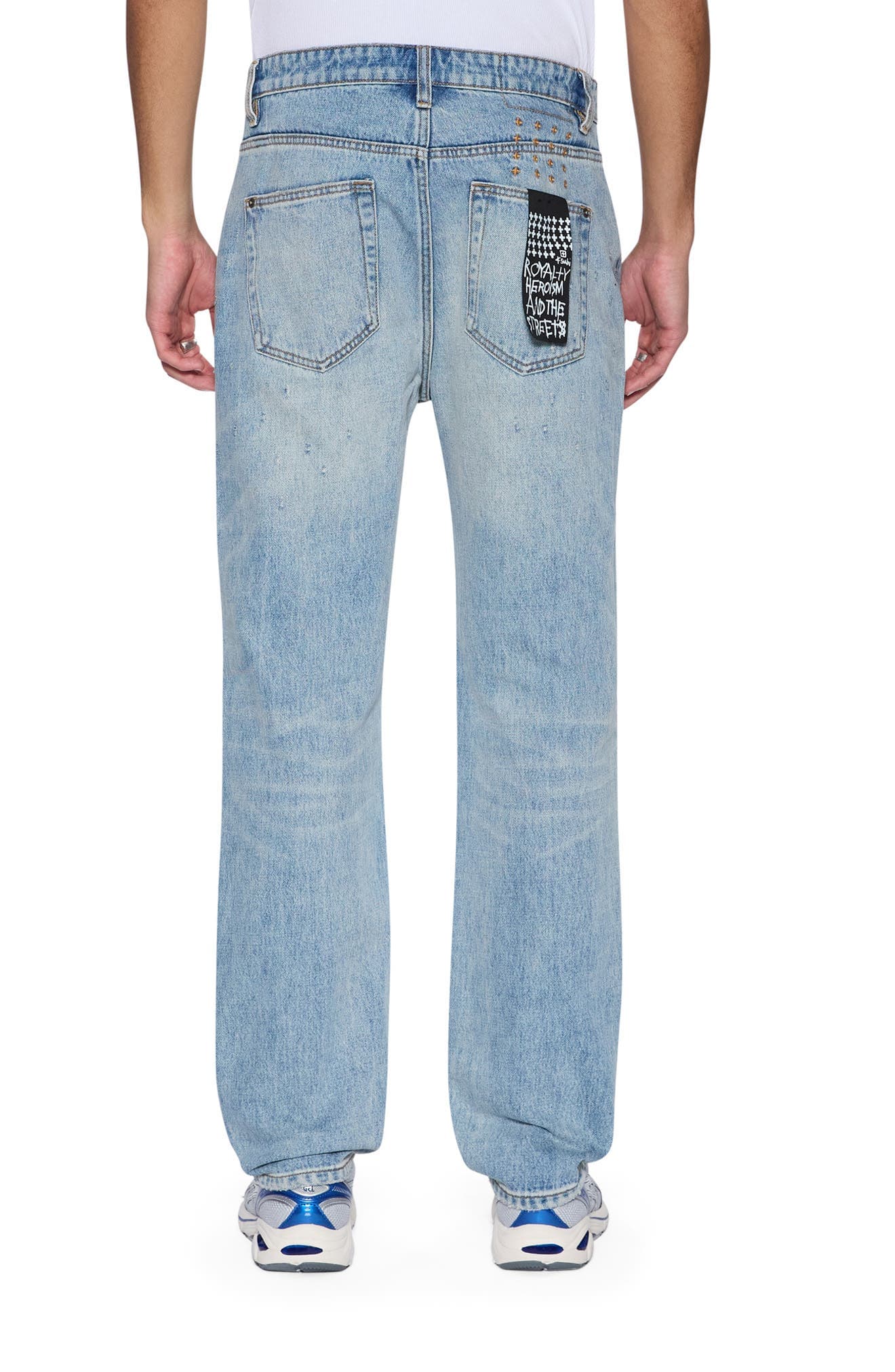 Hazlow Scatter Blue Straight Leg Jeans - image 2