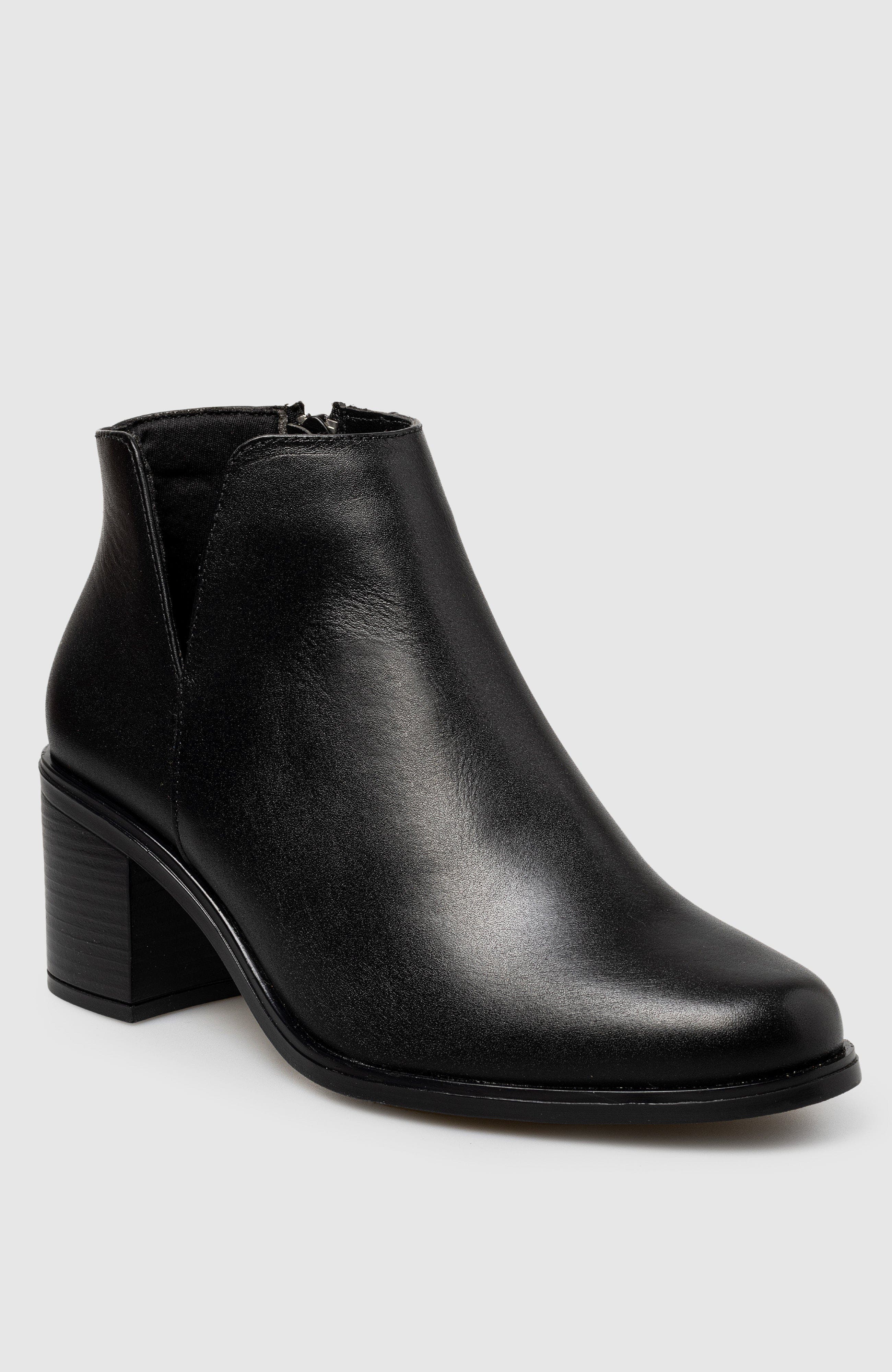 Alexa Block Heel Side Up Bootie - image 1