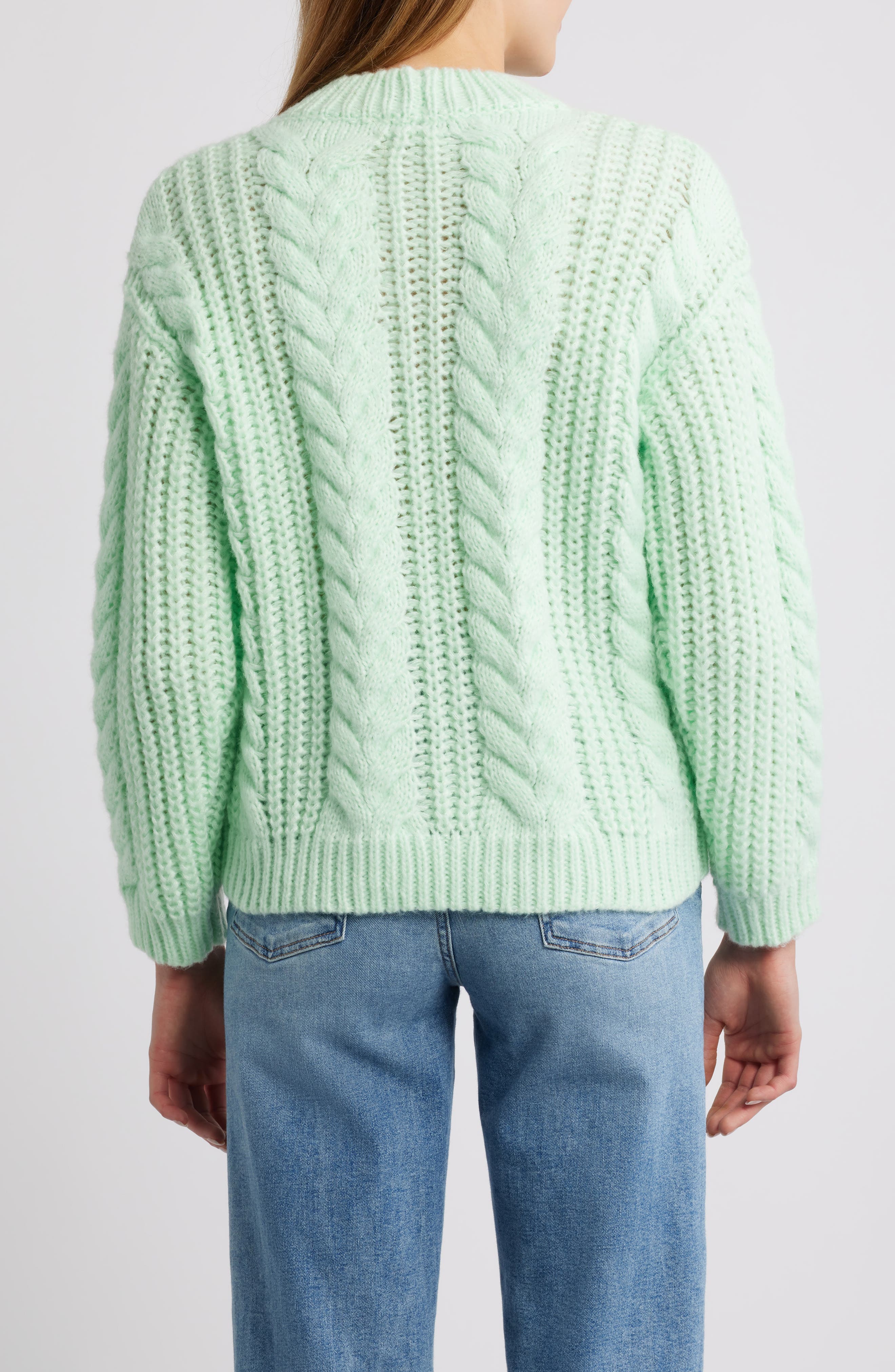 Cable Knit Sweater - image 4