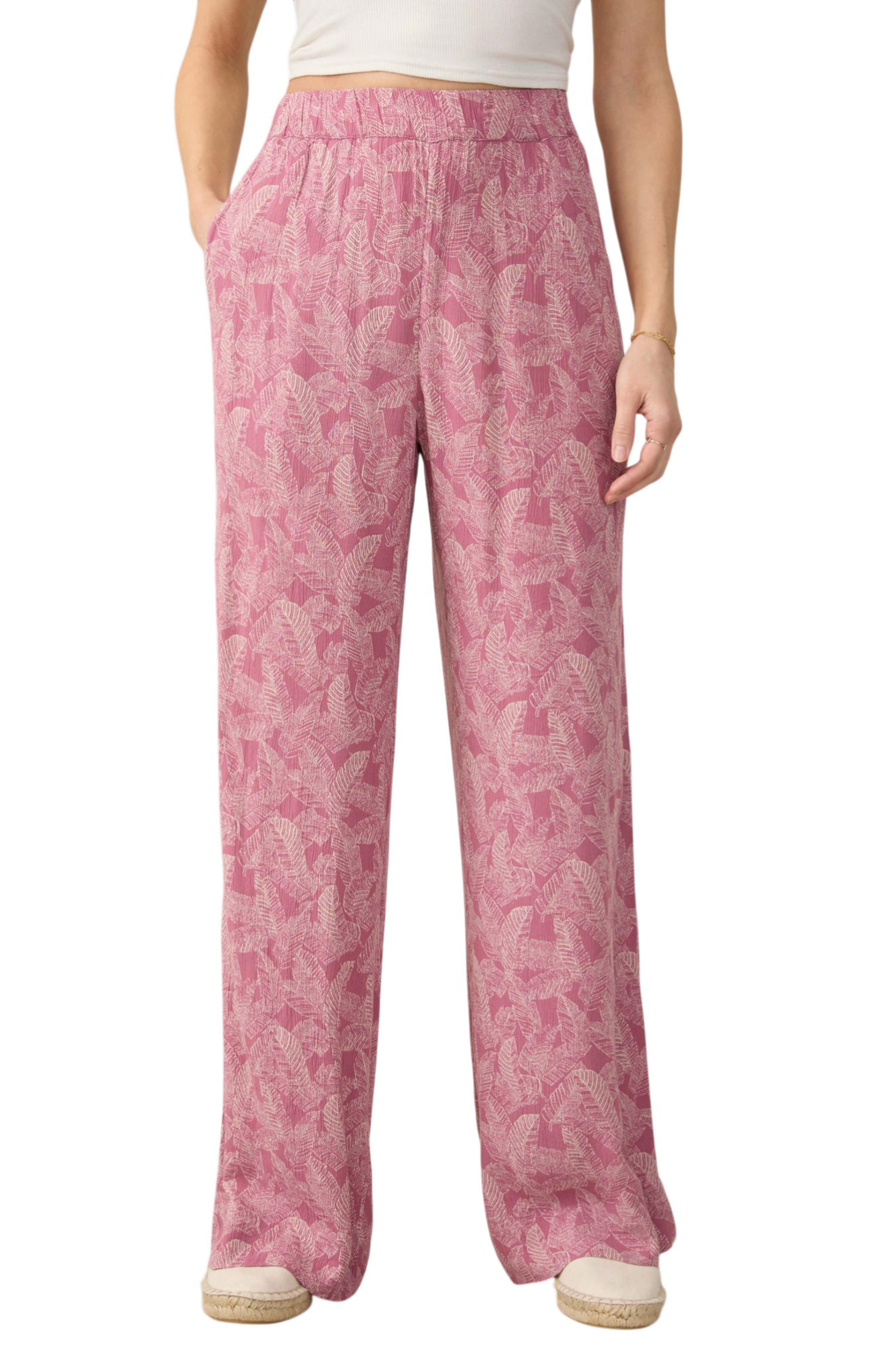 Cabana Print Pants - image 1