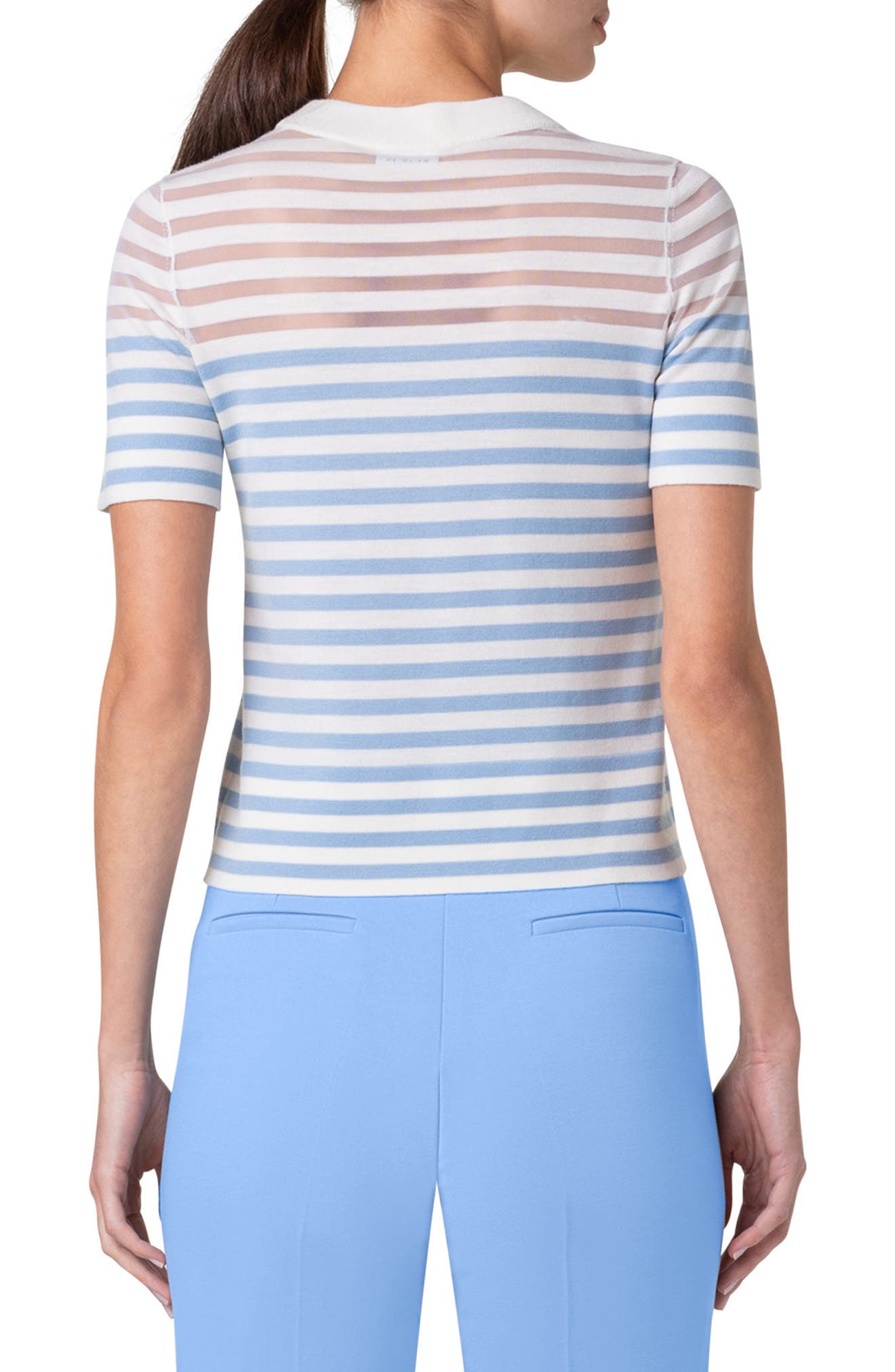 Kodak Stripe Short Sleeve Sweater - image 2