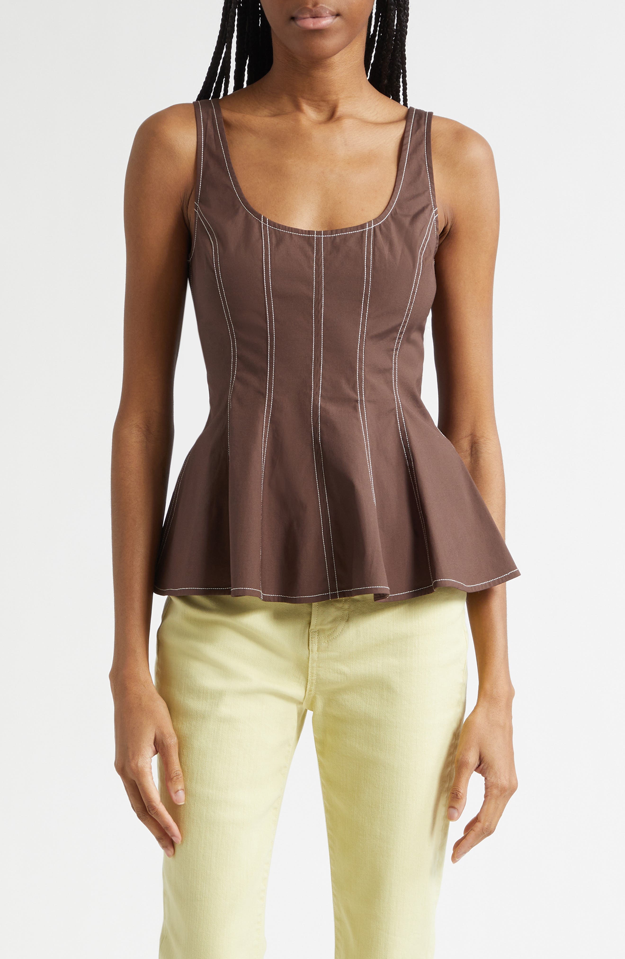 Charlie Peplum Tank - image 1