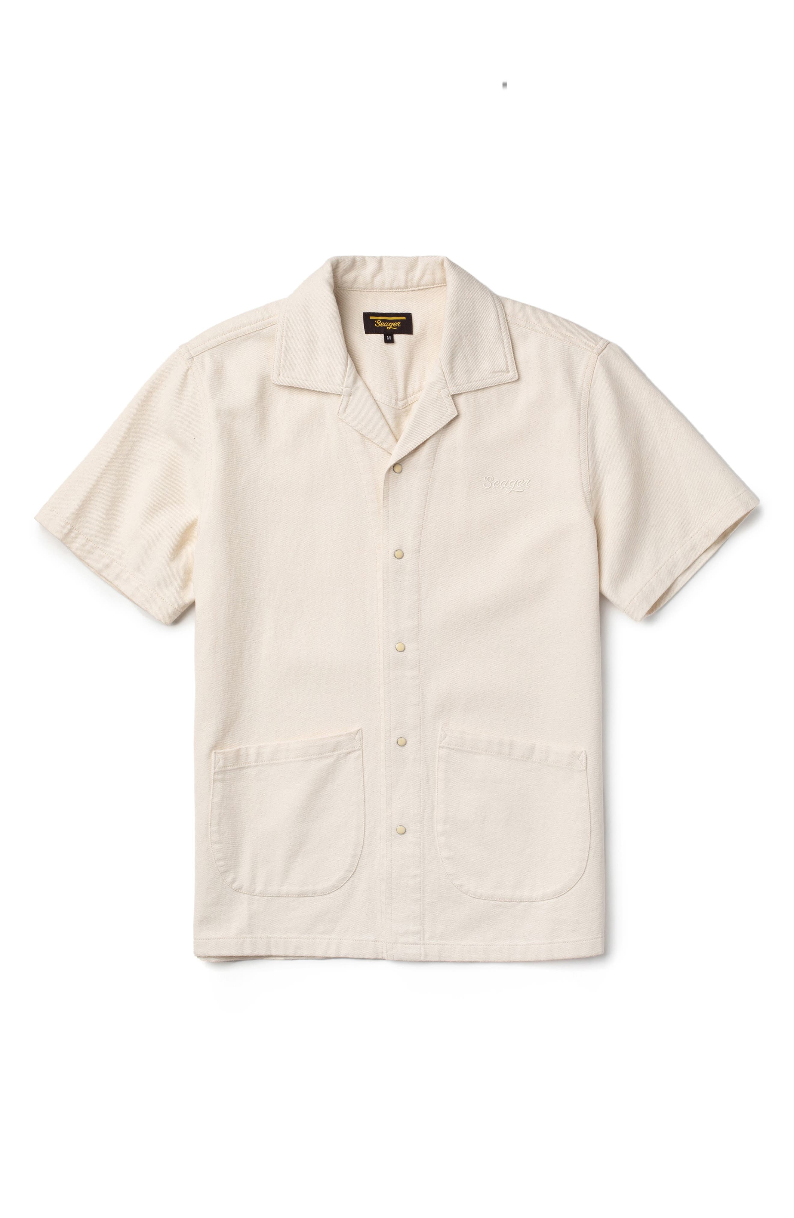 Southpaw Whippersnapper Cotton Twill Snap-Up Shirt - image 1